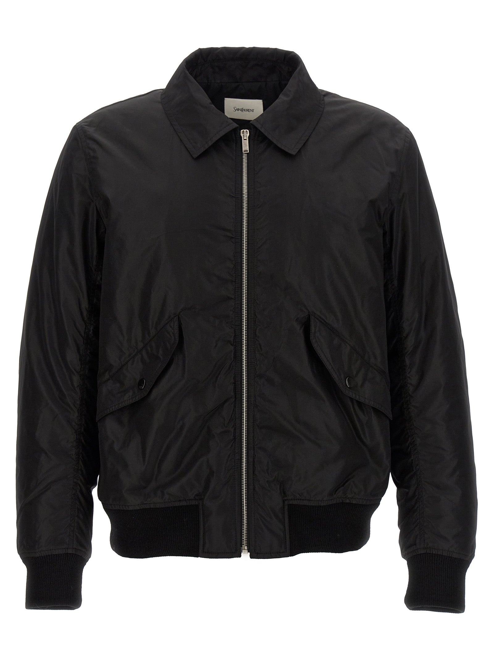 Saint Laurent Silk Bomber Jacket