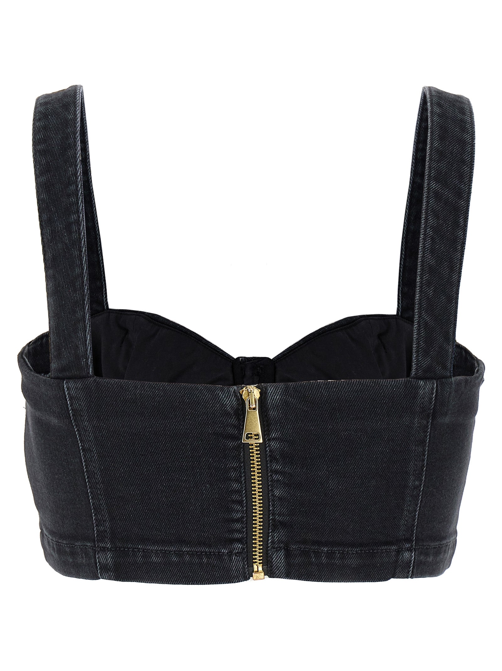 Versace Jeans Couture Denim Strap Top