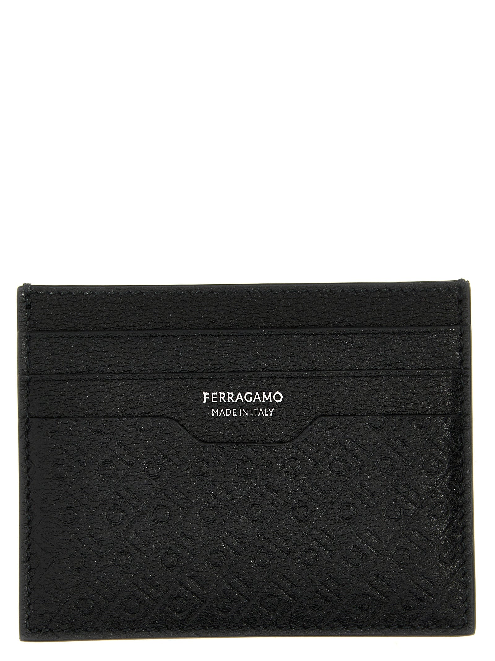 Ferragamo 'Mini Embossed' Card Holder