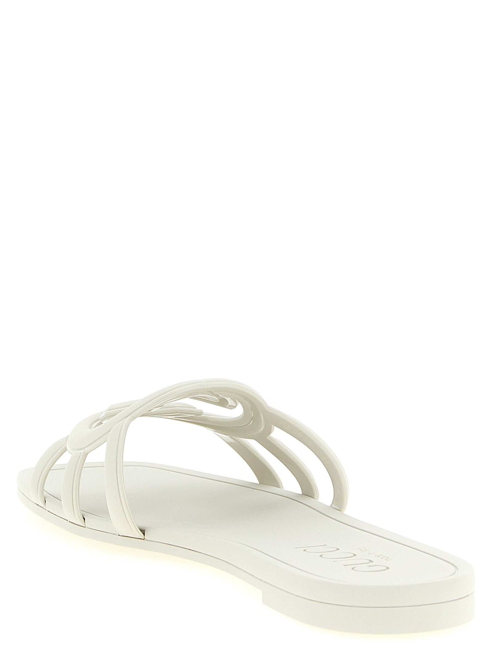 Gucci 'Incrocio Gg' Sandals - 'Gucci Lido' Line