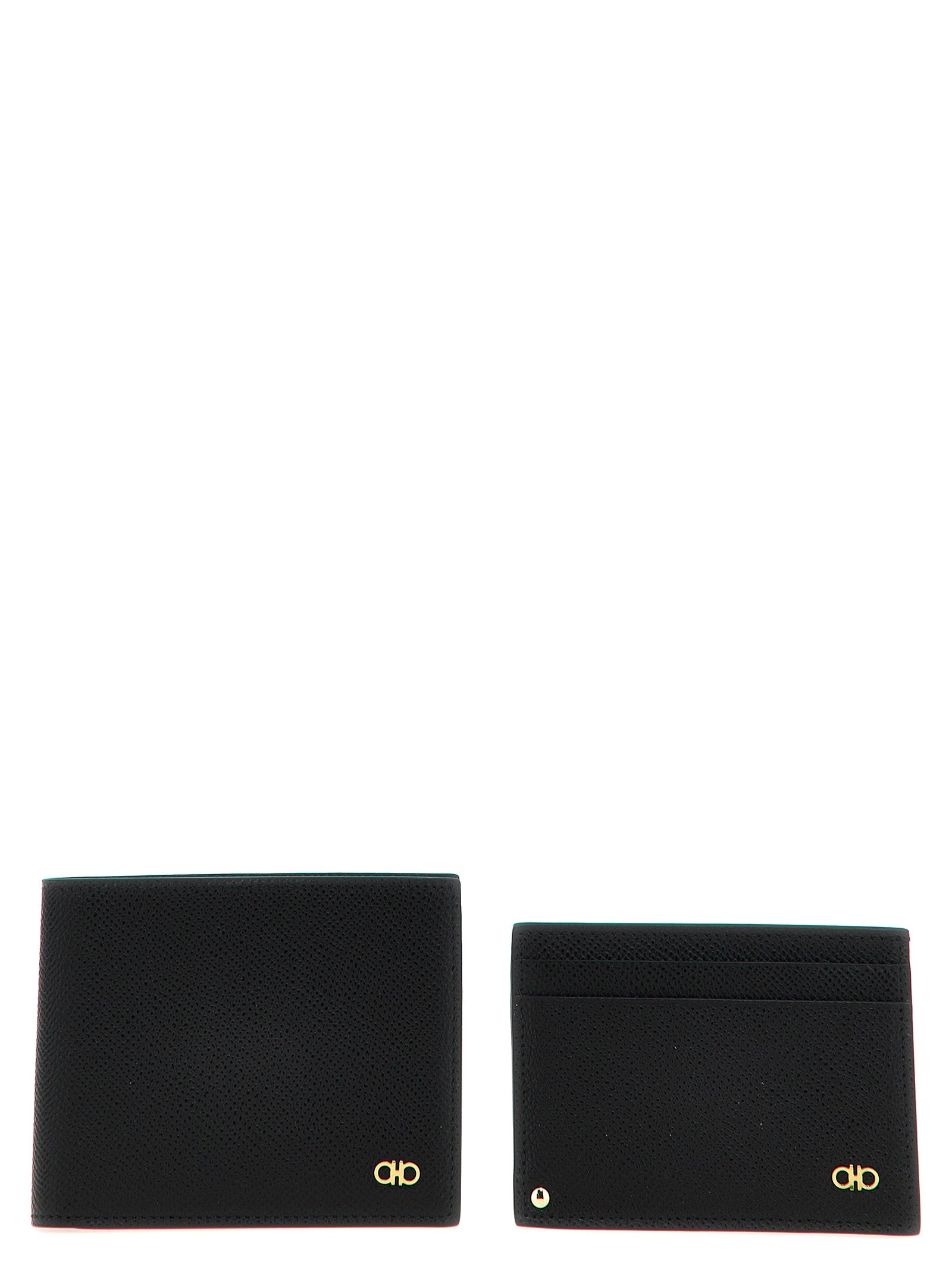 Ferragamo 'Gancio' Wallet + Card Holder Set