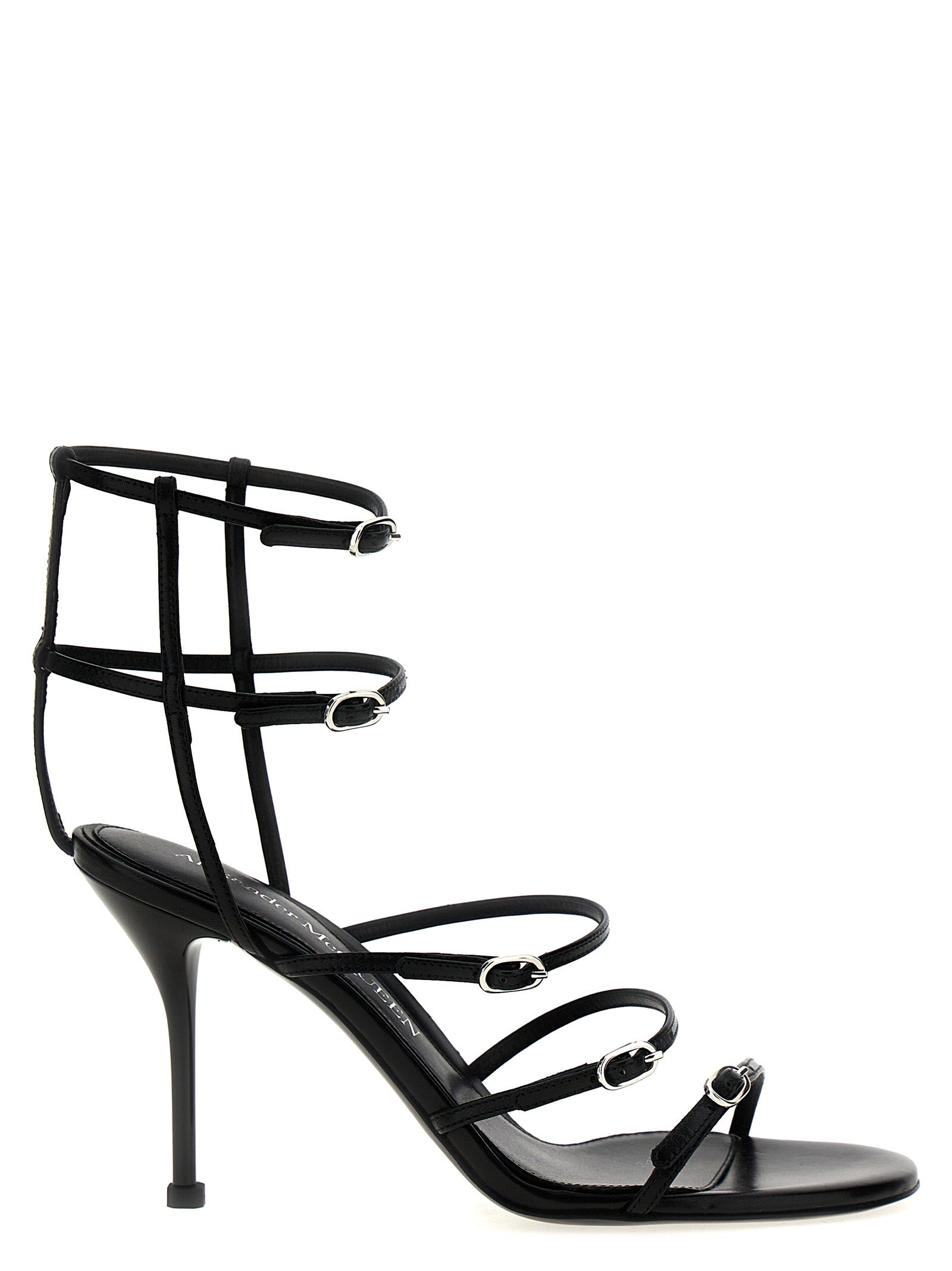 Alexander Mcqueen Strap Leather Sandals