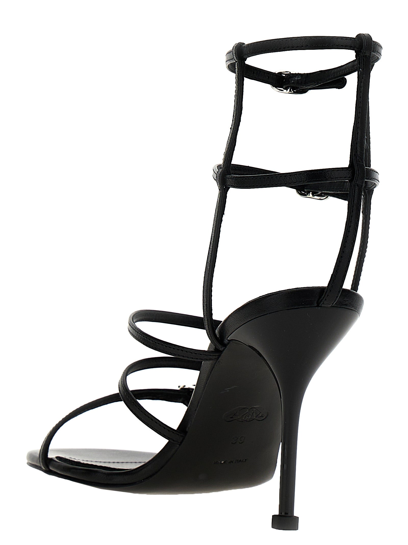 Alexander Mcqueen Strap Leather Sandals