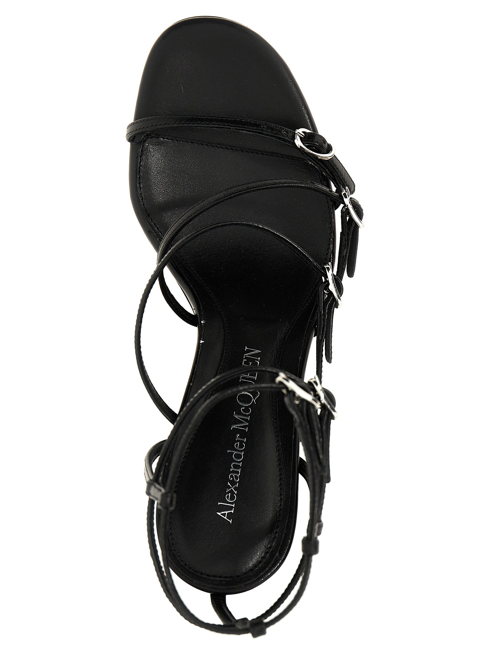 Alexander Mcqueen Strap Leather Sandals