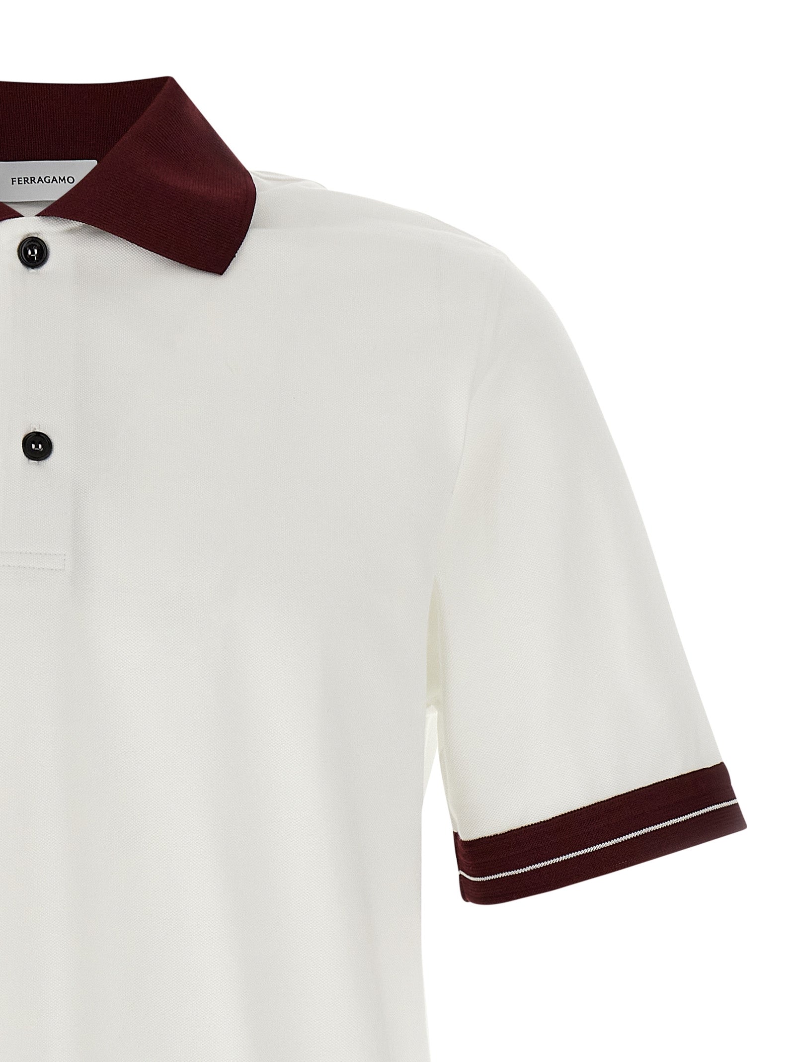 Ferragamo Piqué Polo Shirt