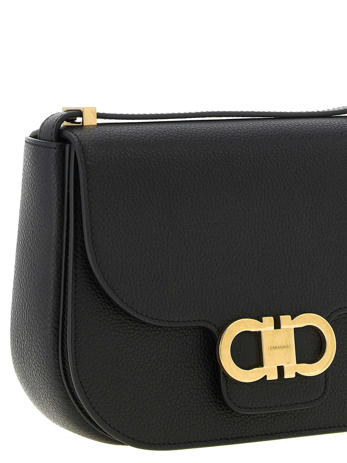 Ferragamo 'North-South Double Gancini' Crossbody Bag
