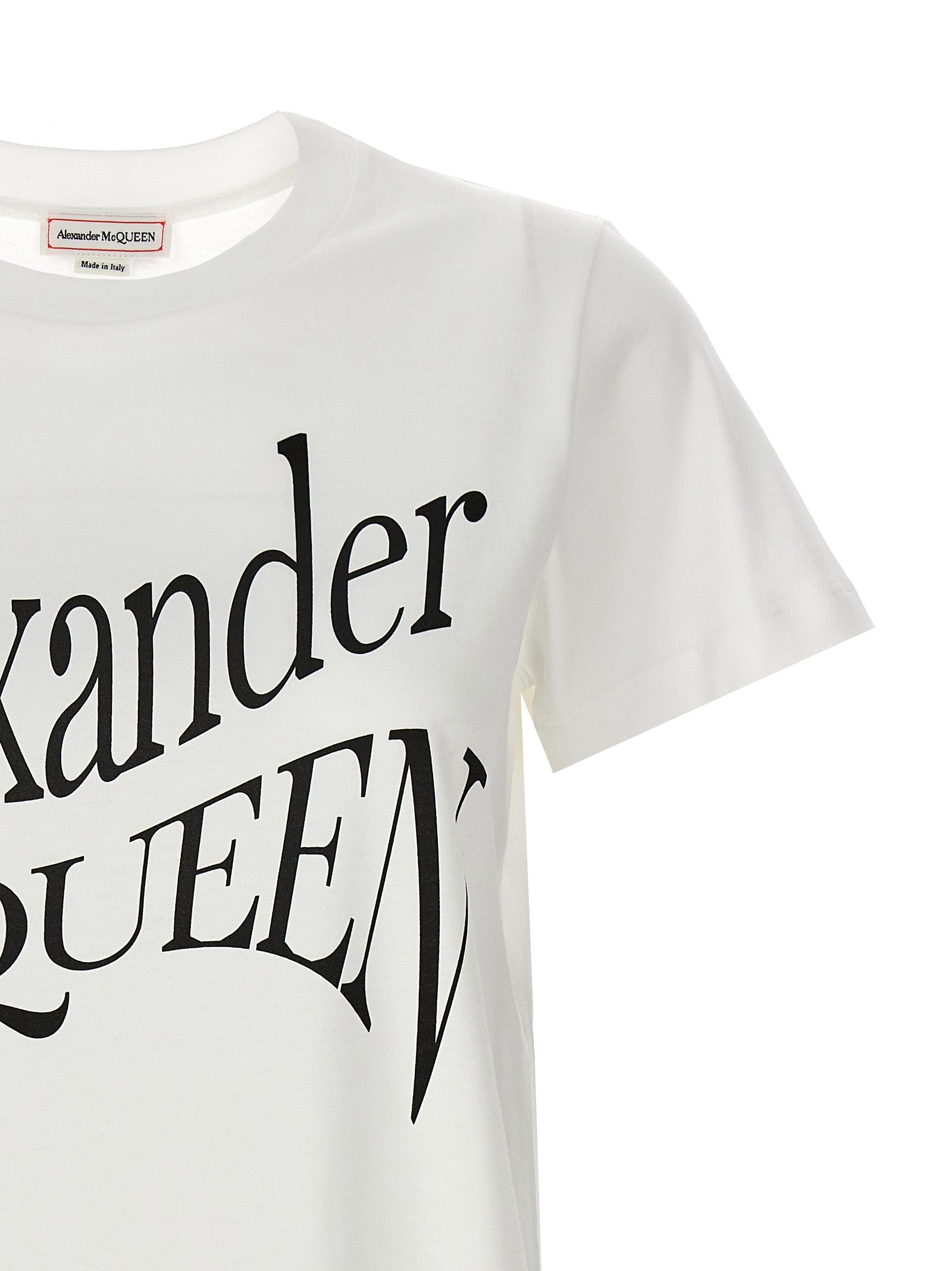 Alexander Mcqueen Logo Print T-Shirt