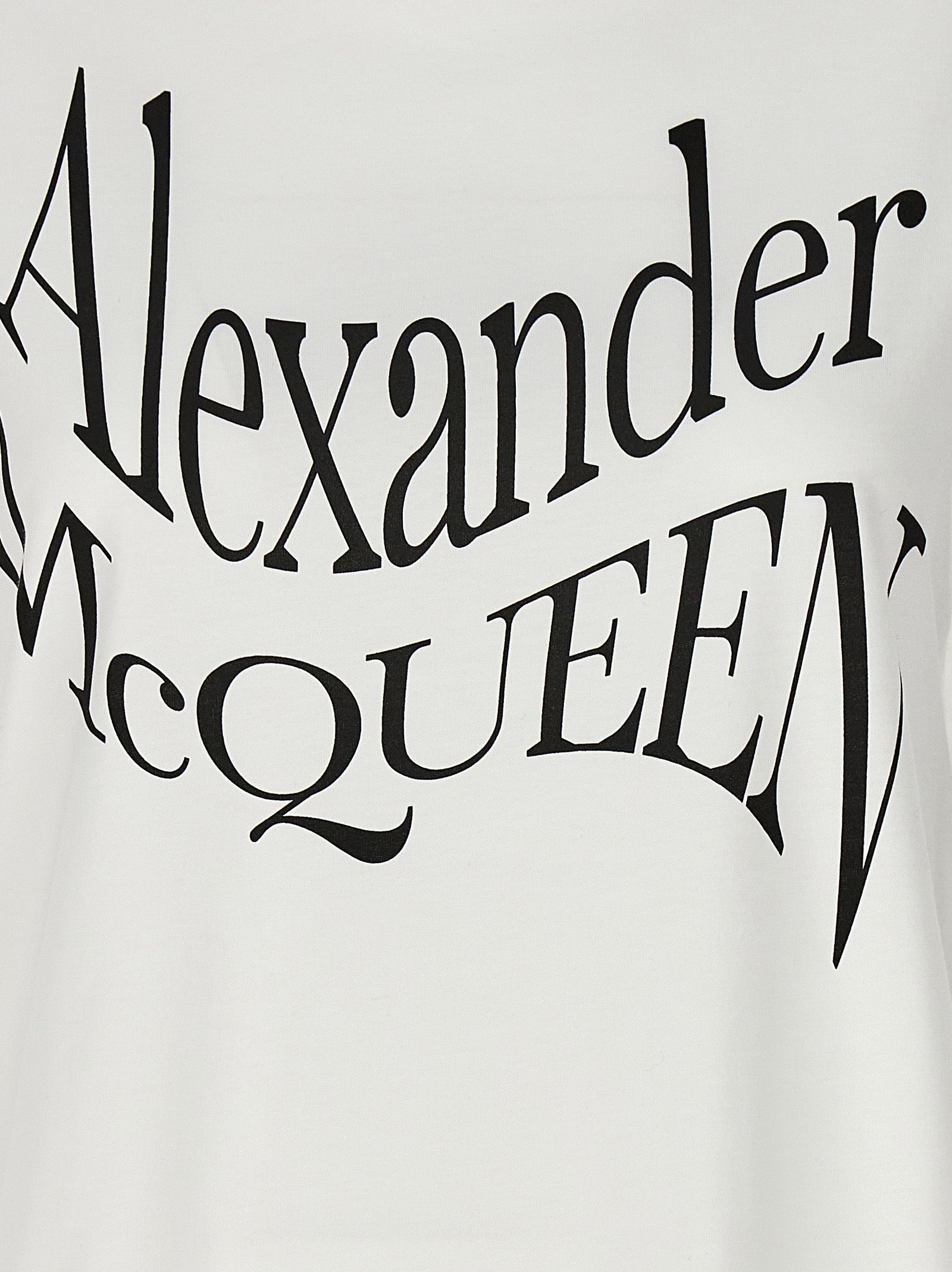 Alexander Mcqueen Logo Print T-Shirt