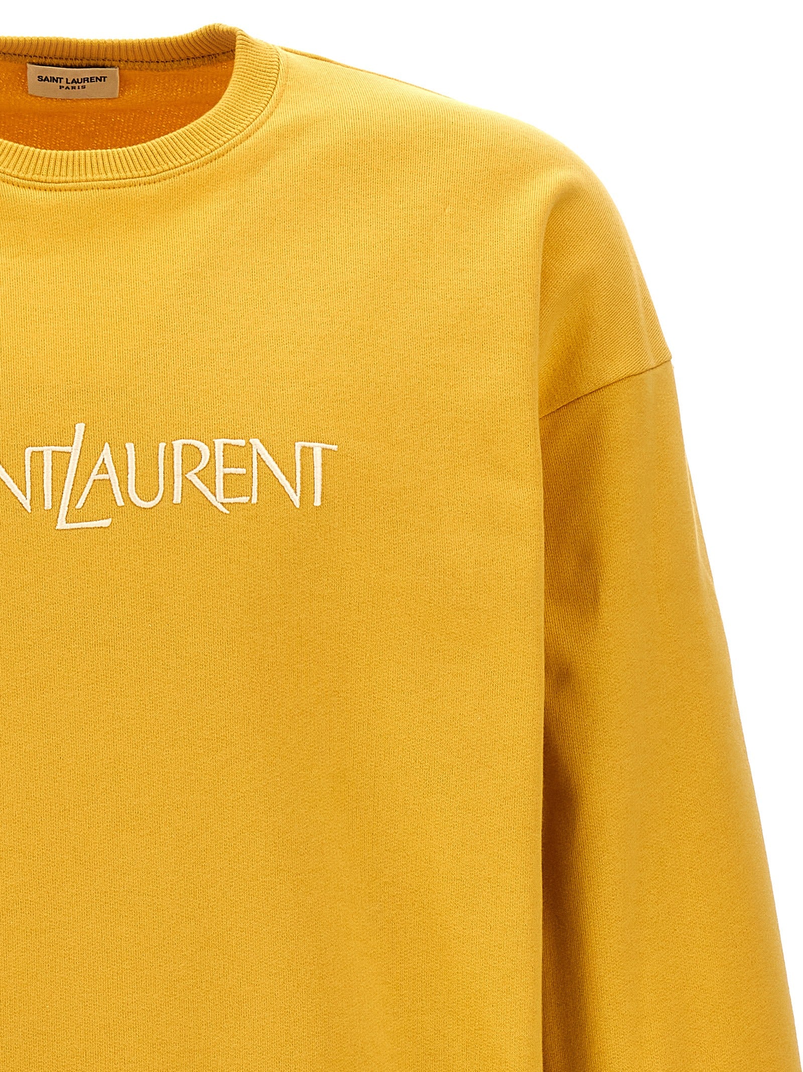 Saint Laurent Logo Embroidery Sweatshirt