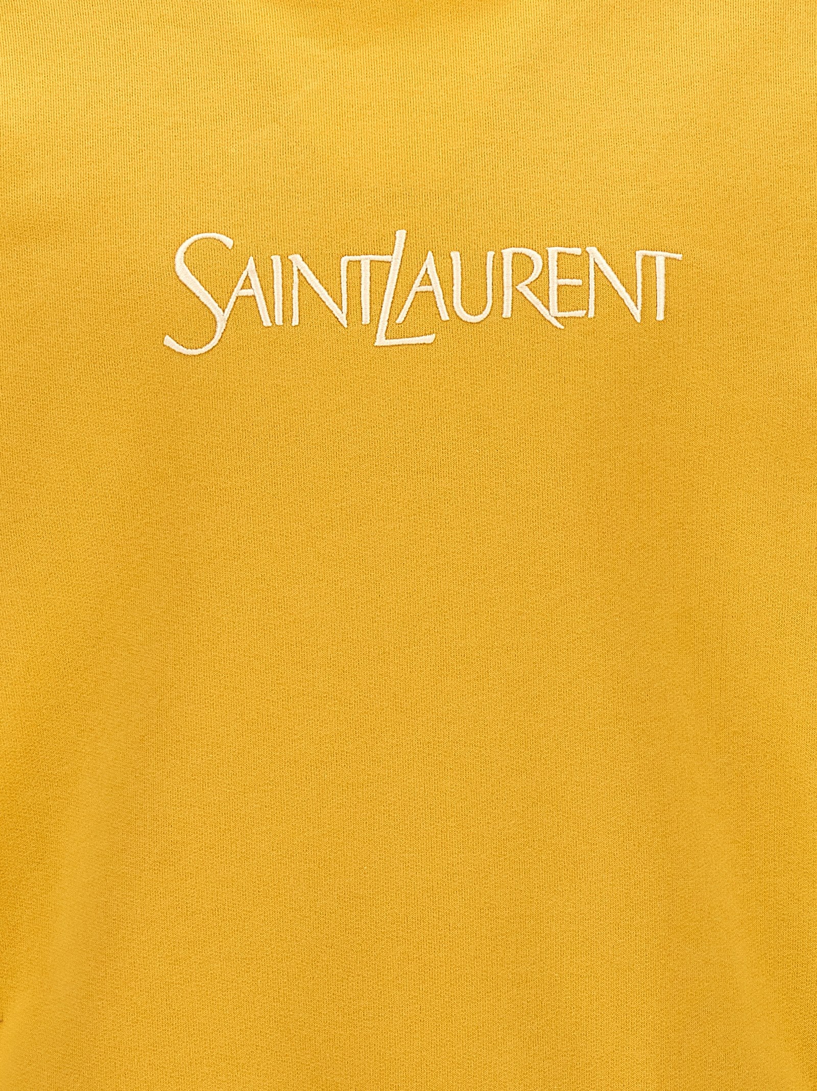 Saint Laurent Logo Embroidery Sweatshirt