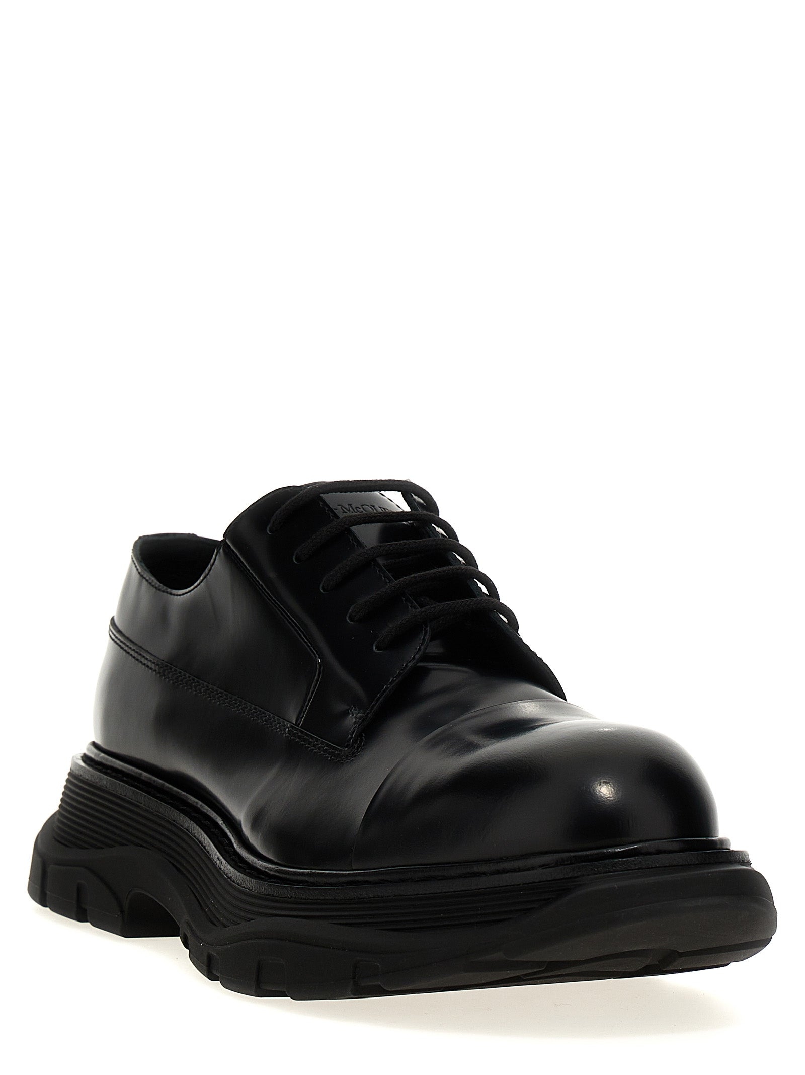 Alexander Mcqueen Leather Lace-Up Shoes