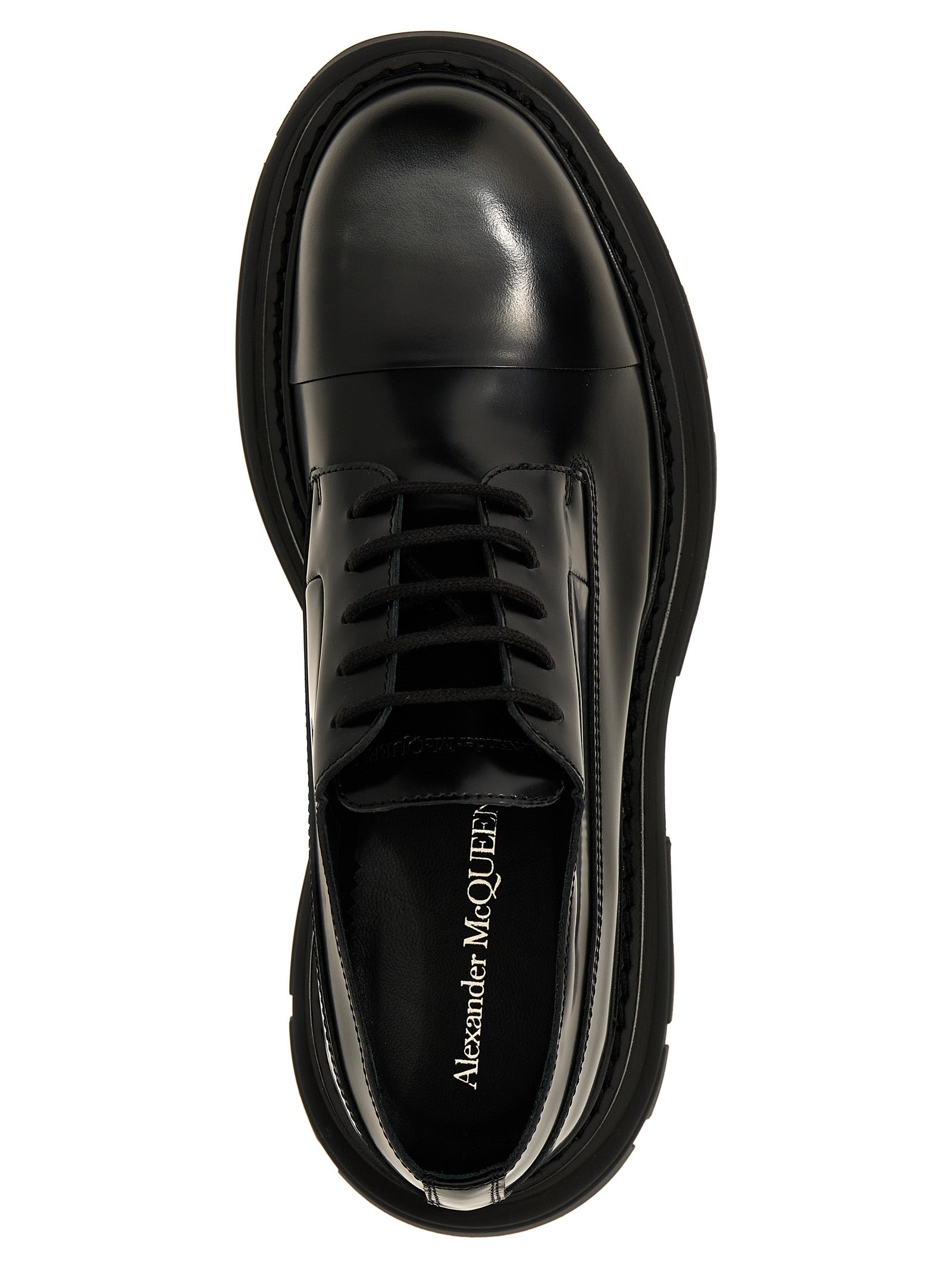 Alexander Mcqueen Leather Lace-Up Shoes