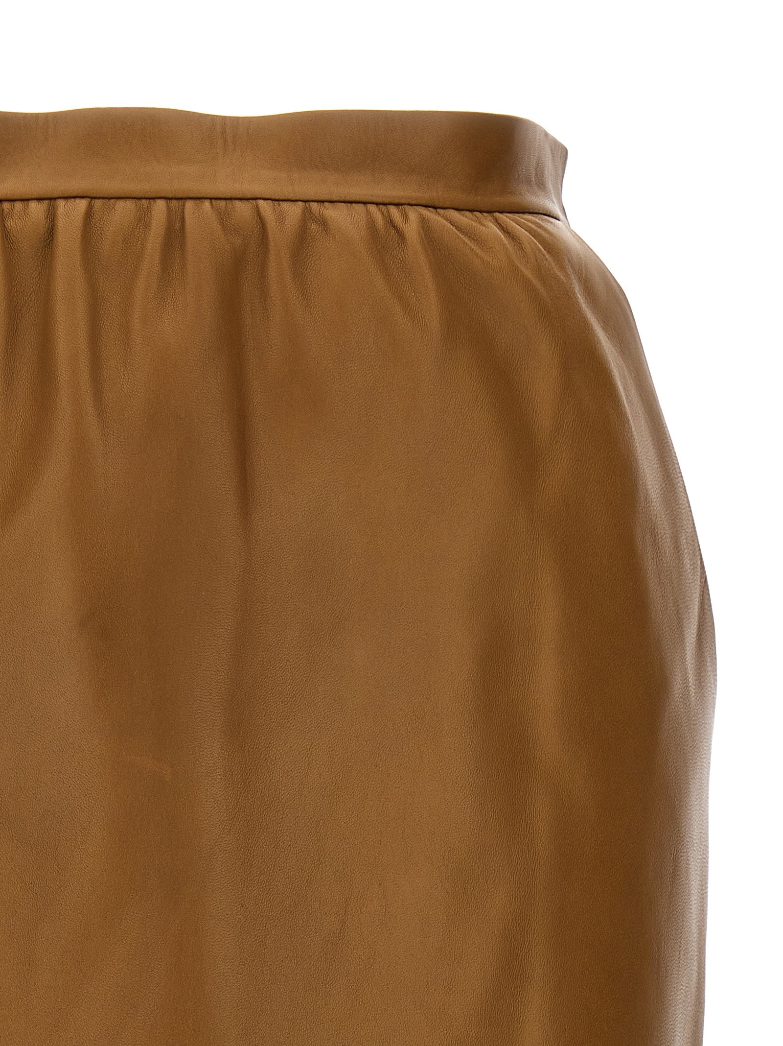 Saint Laurent Leather Skirt