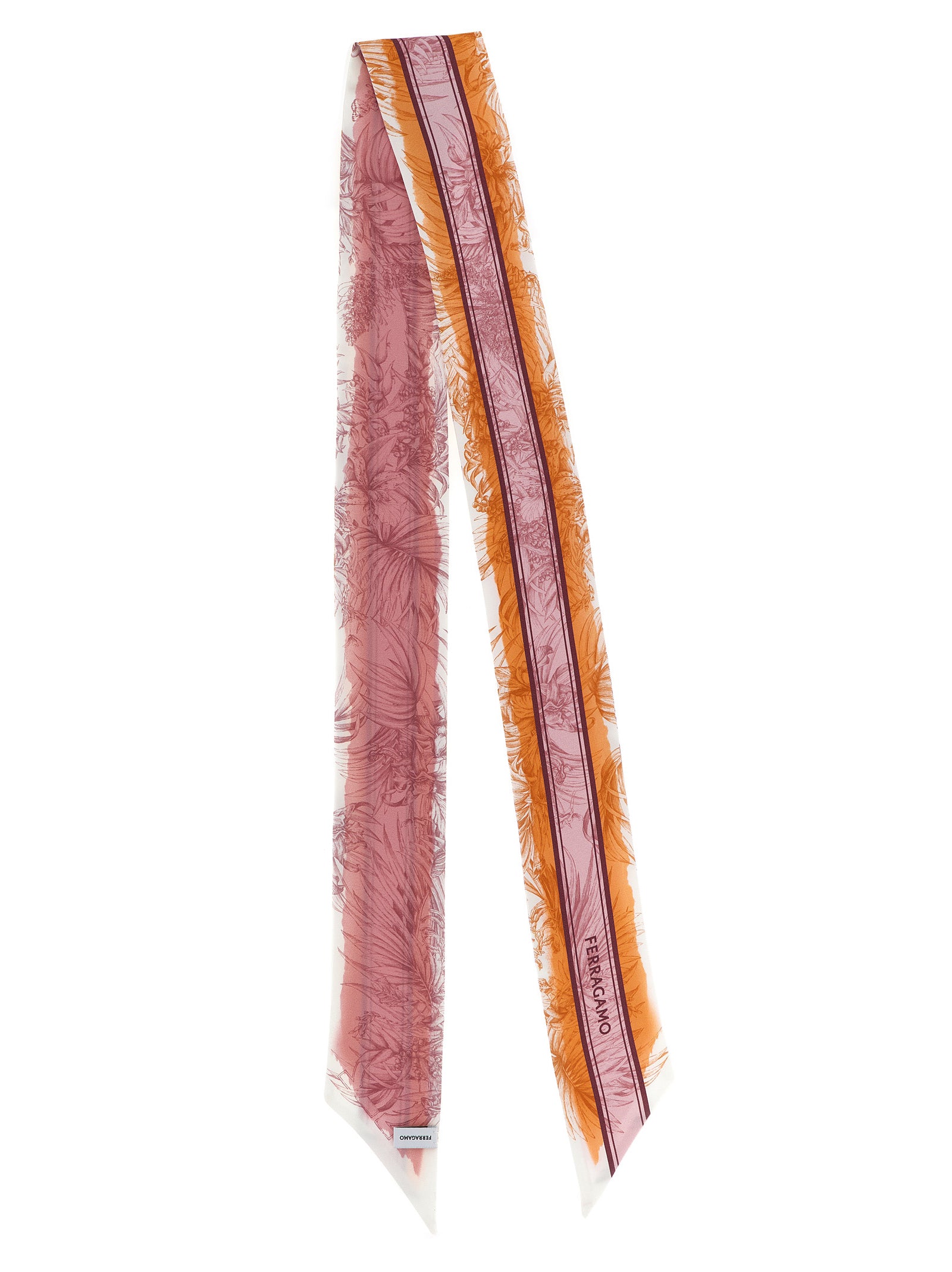 Ferragamo Bandeau 'Gravure' Print