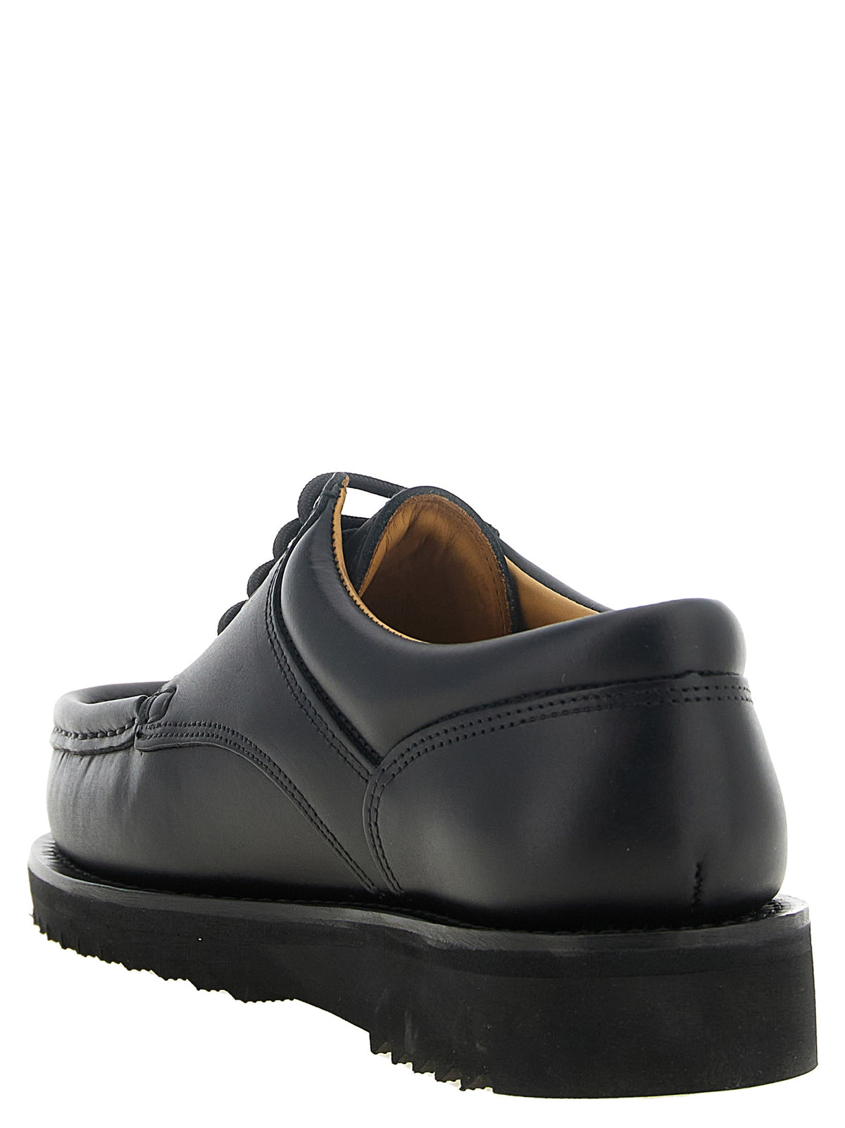 Paraboot Black 'Thiers' Lace-Up Shoes