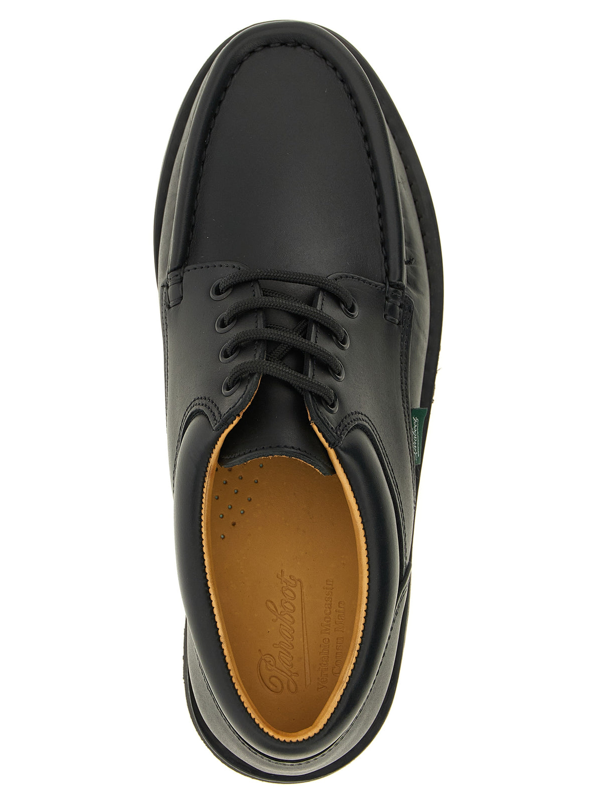 Paraboot Black 'Thiers' Lace-Up Shoes