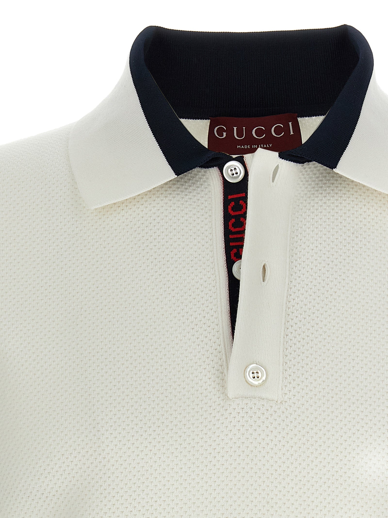 Gucci Gucci Intarsia Polo Shirt