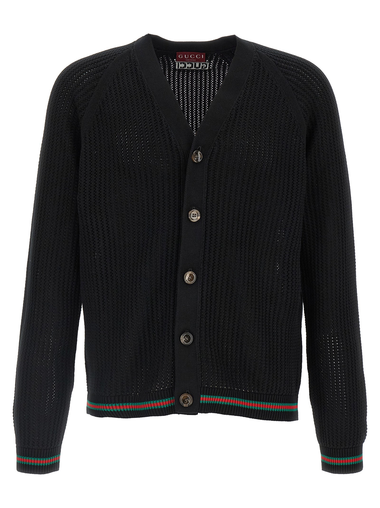 Gucci Web Ribbon Cardigan