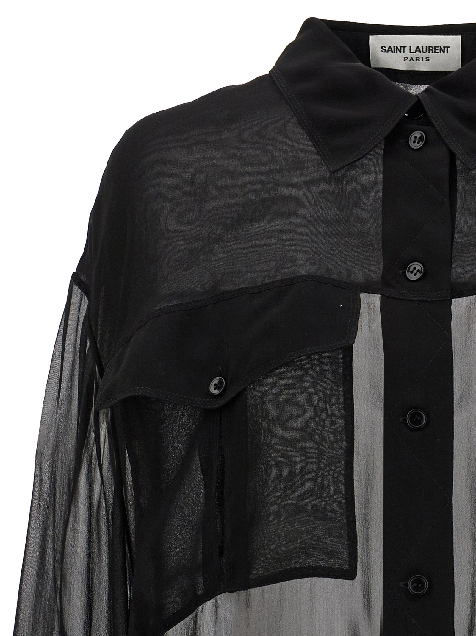 Saint Laurent Silk Muslin Shirt