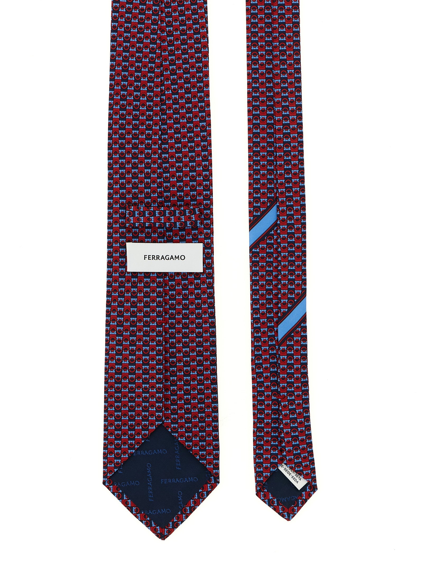 Ferragamo 'Gancini' Print Tie