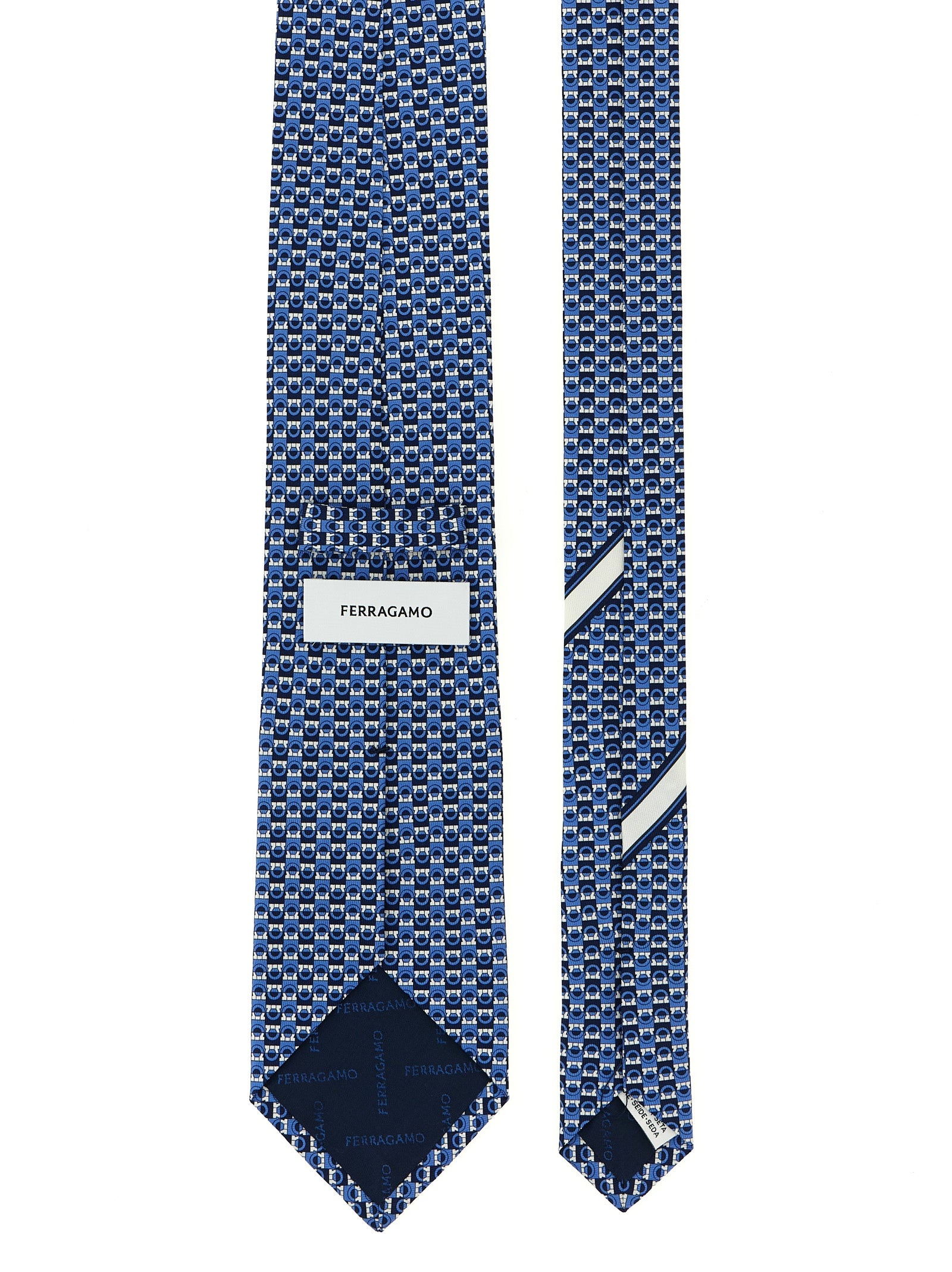 Ferragamo 'Gancini' Print Tie
