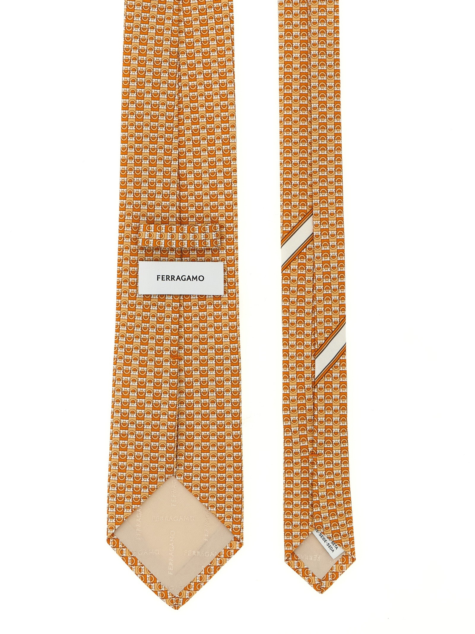 Ferragamo 'Gancini' Print Tie