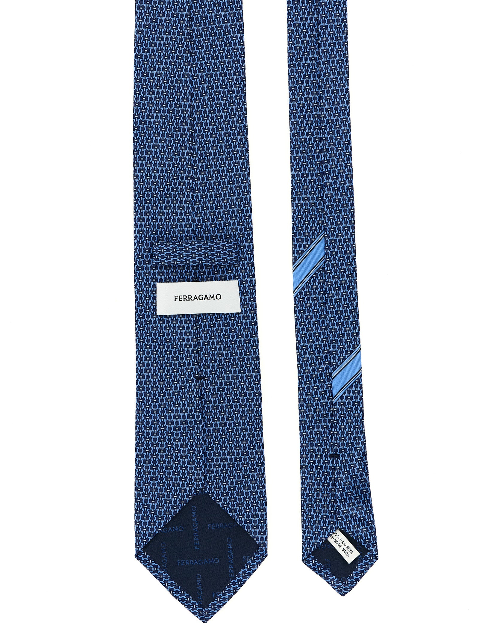 Ferragamo 'Gancini' Print Tie