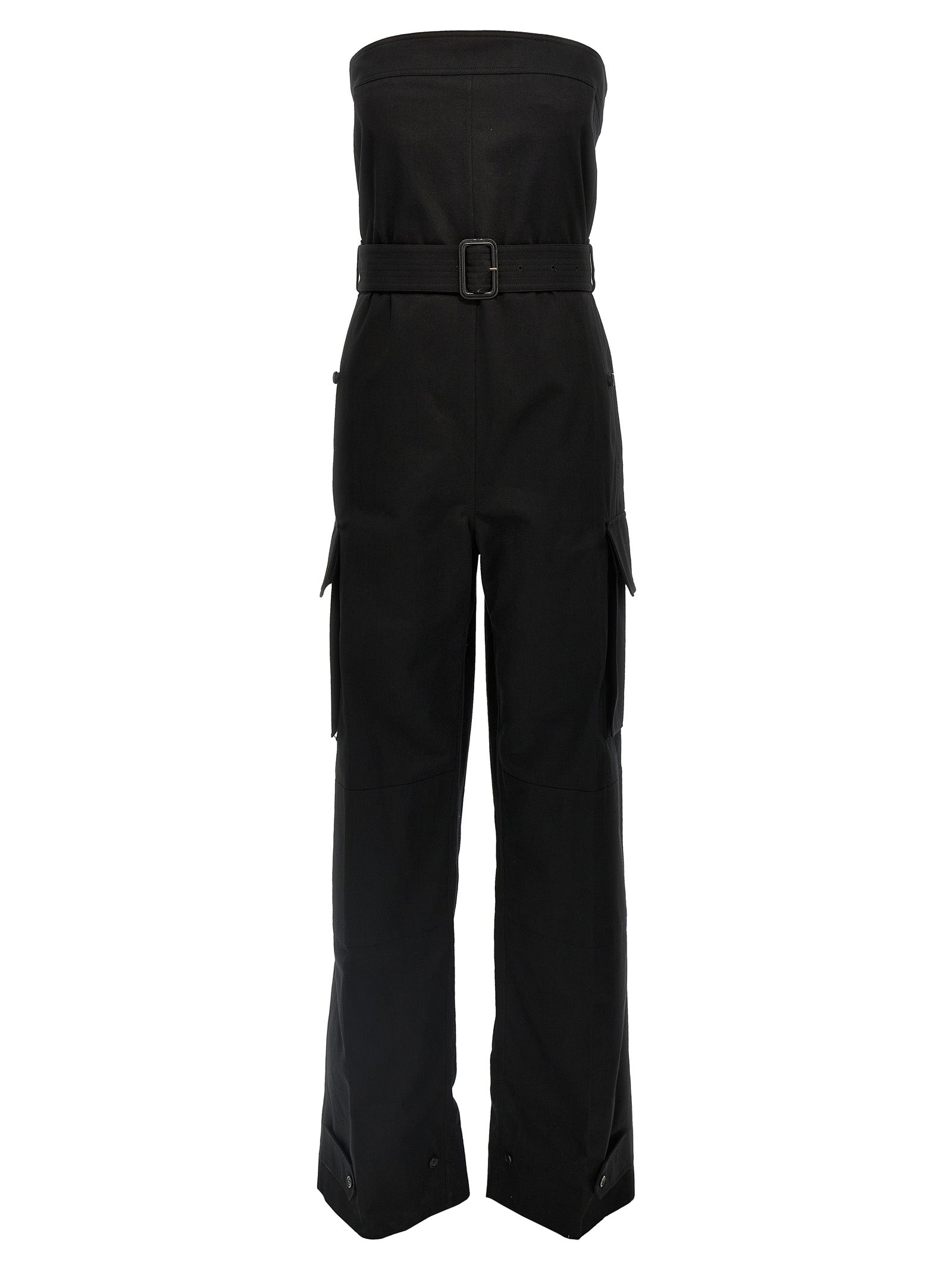 Saint Laurent 'Cassandre' Bustier Jumpsuit