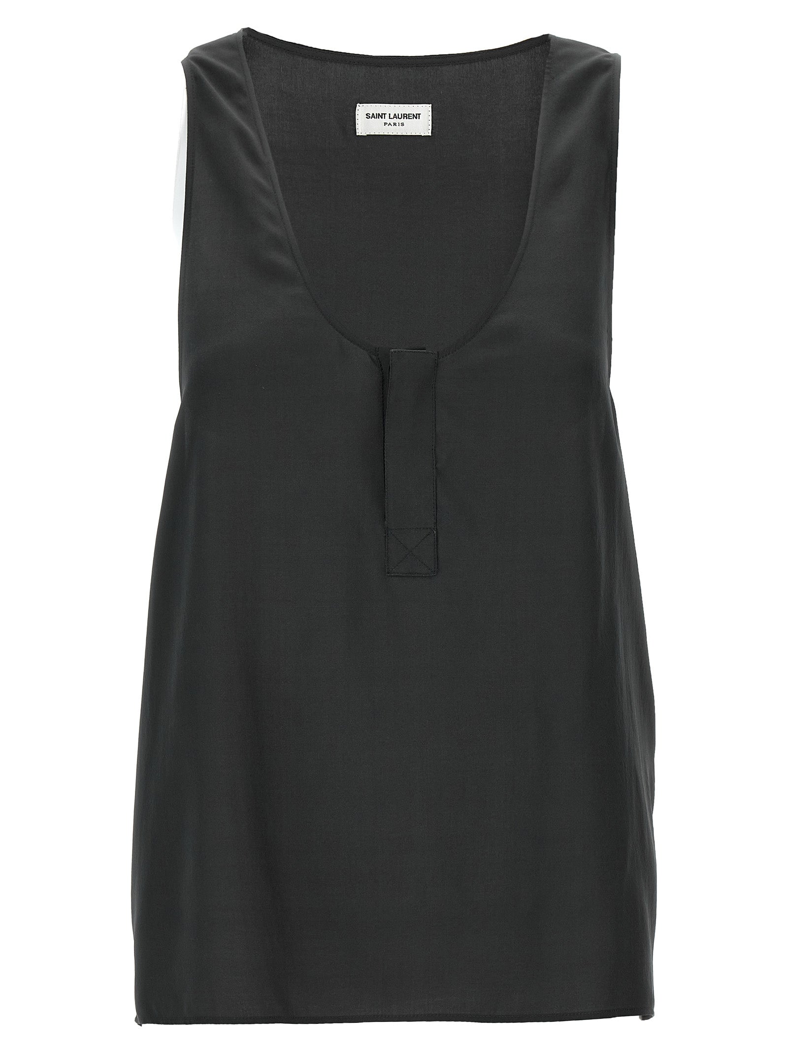 Saint Laurent Silk Tank Top