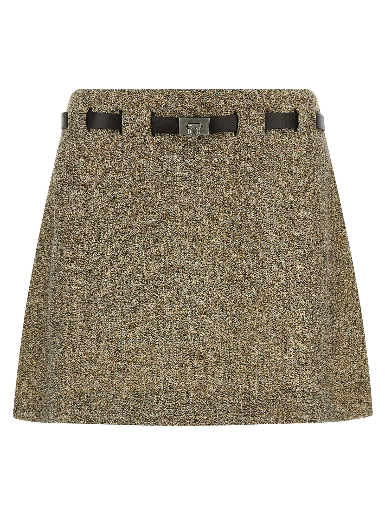 Ferragamo 'Gancini' Belt Skirt