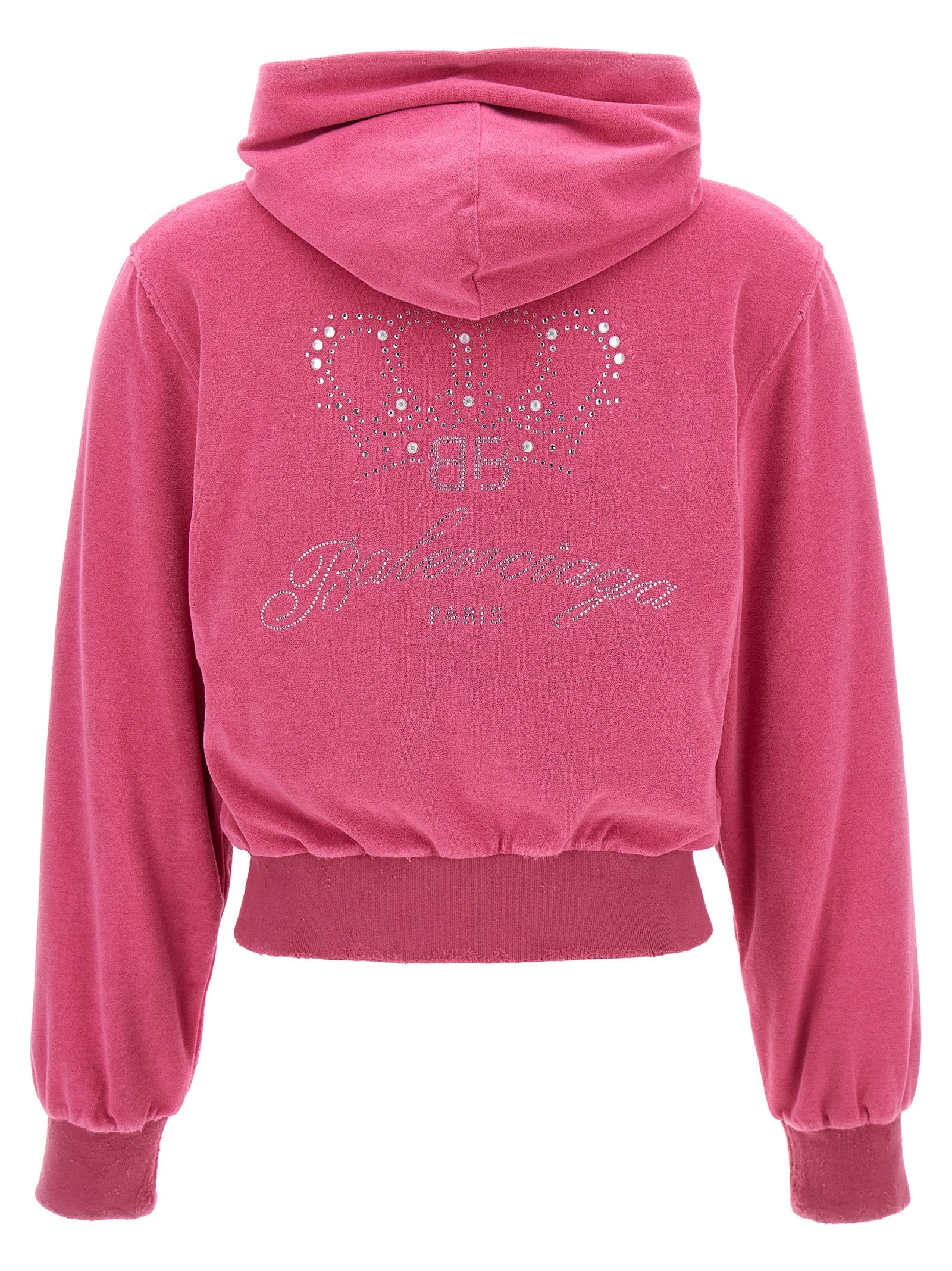 Balenciaga Rhinestone Logo Hoodie