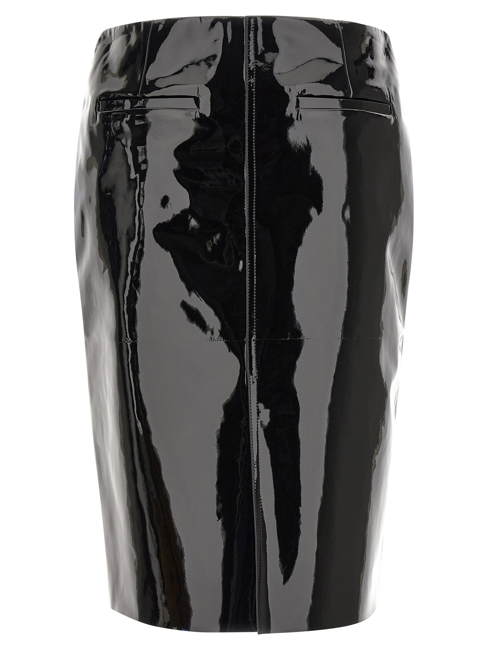 Ferragamo Patent Skirt