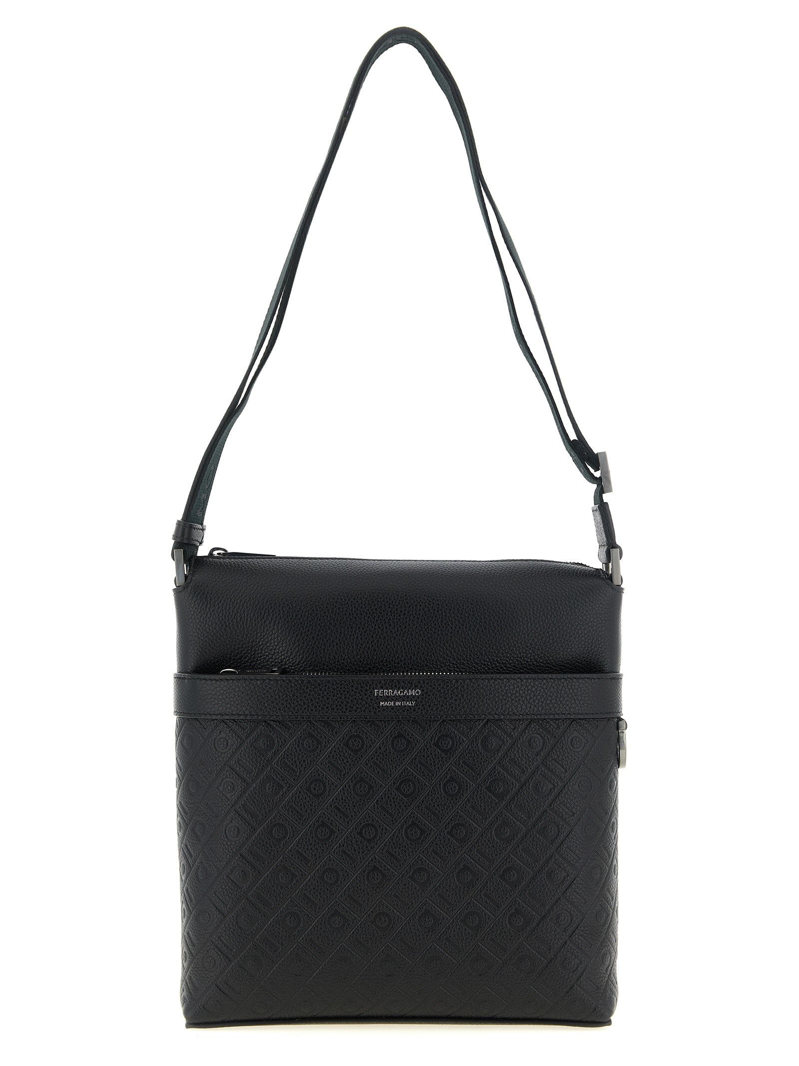 Ferragamo 'Ferragamo Monogram' Messenger Crossbody Bag
