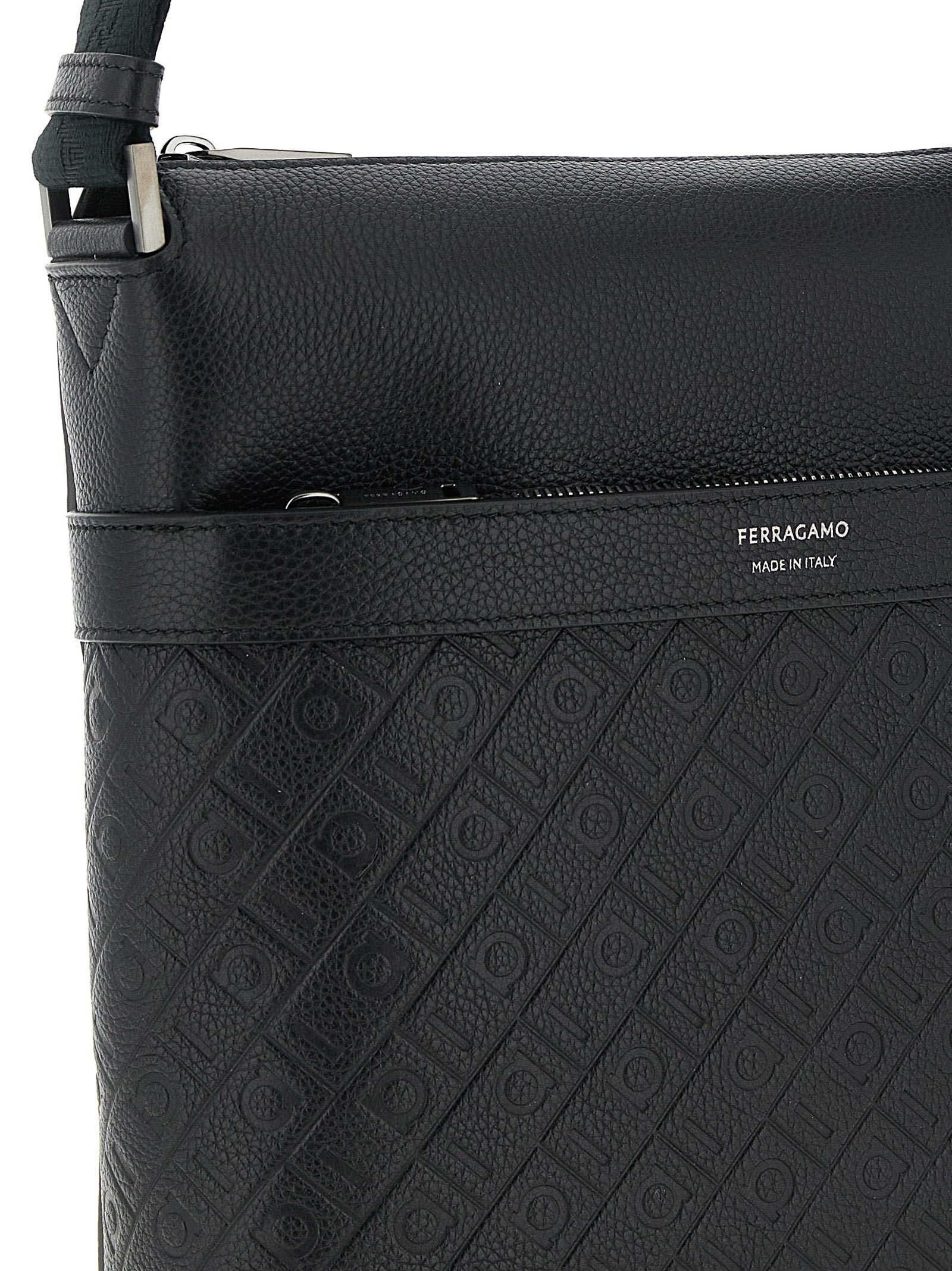 Ferragamo 'Ferragamo Monogram' Messenger Crossbody Bag
