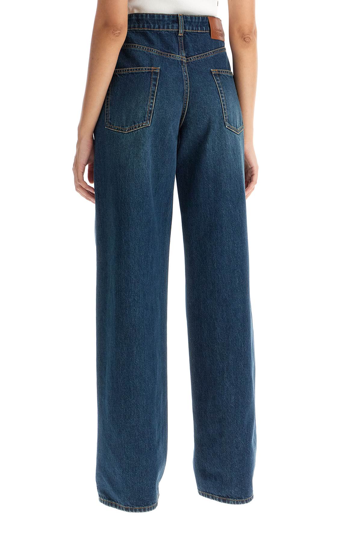 Alexander Mcqueen Wide Leg Jeans