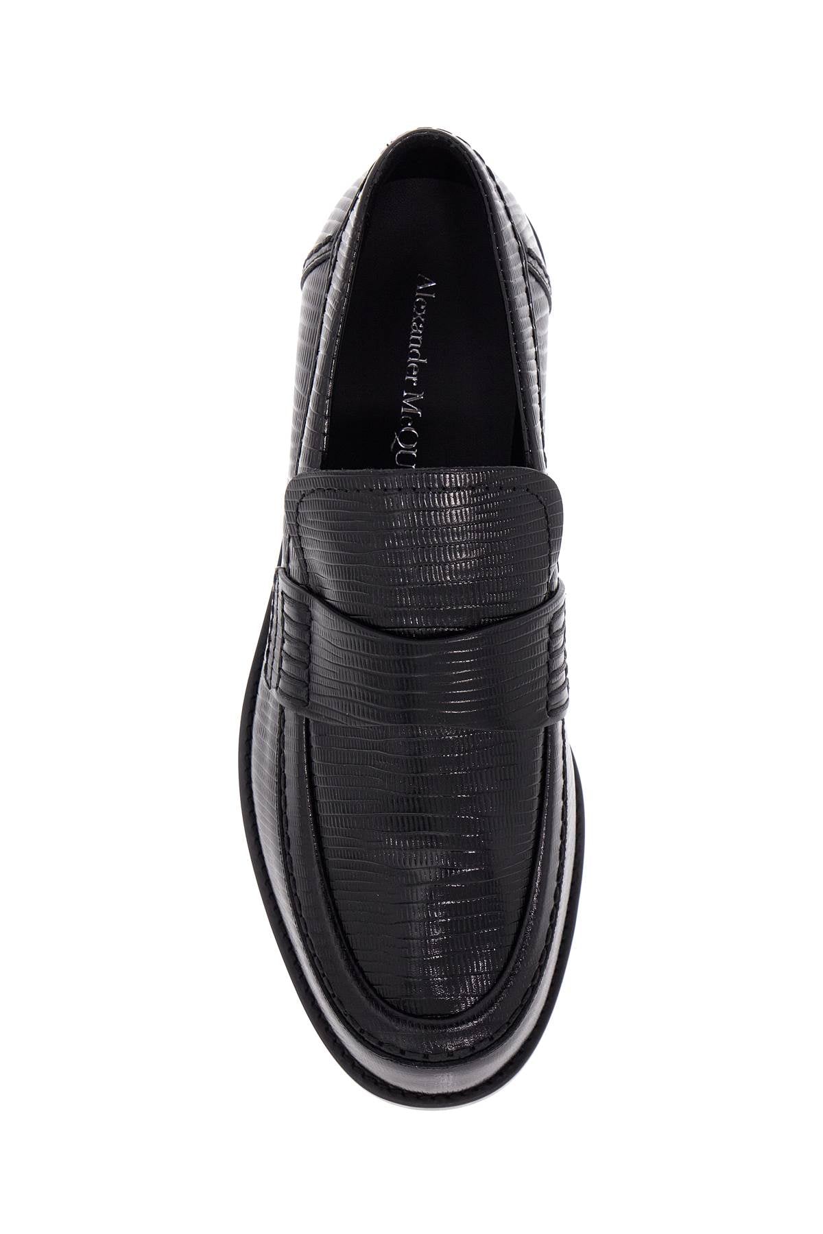 Alexander Mcqueen Leather Jupiter Loafers For