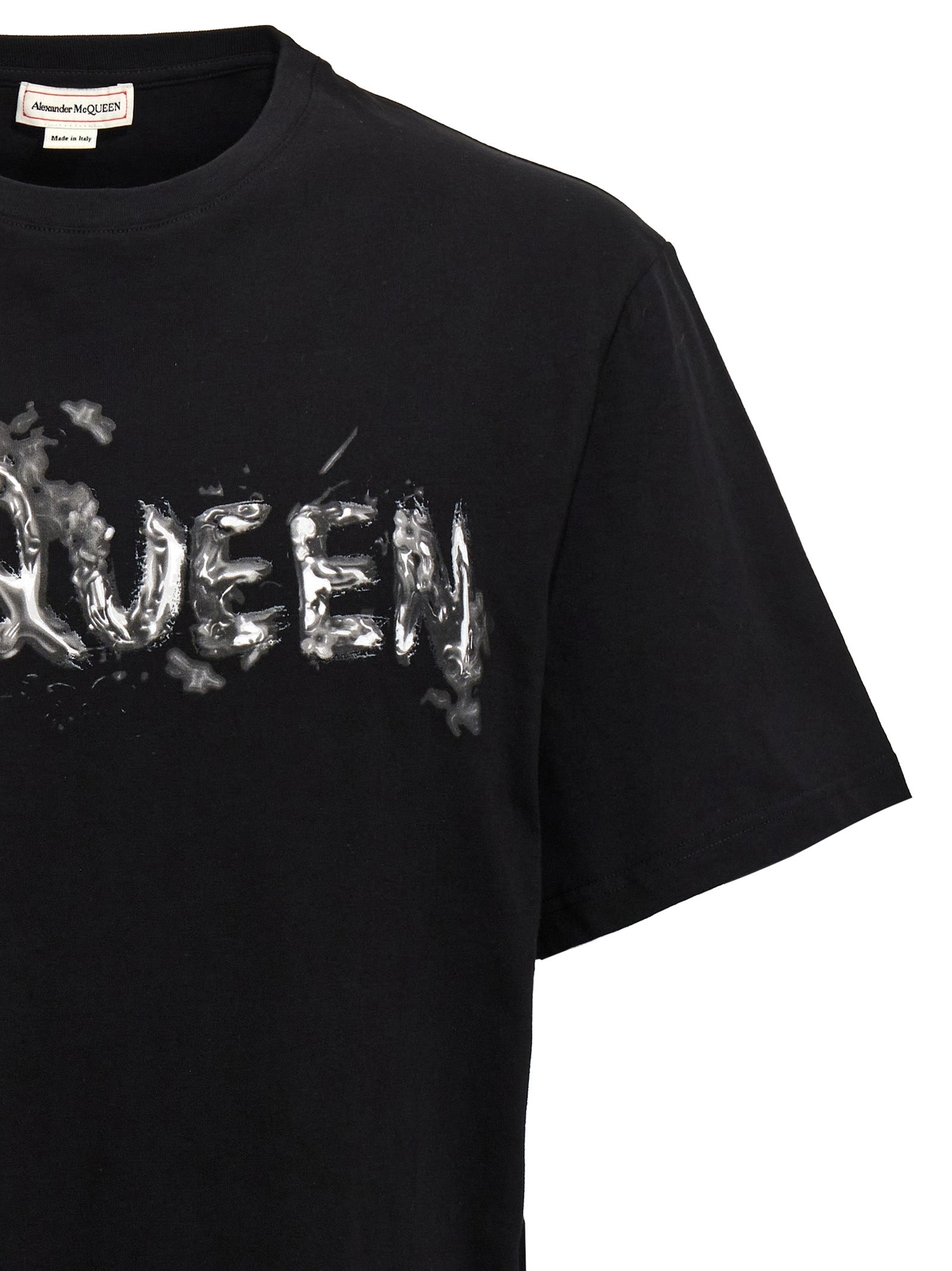 Alexander Mcqueen Logo Print T-Shirt