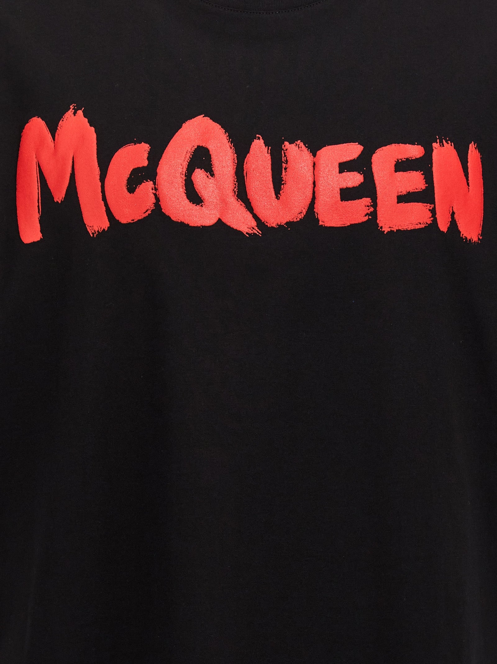 Alexander Mcqueen Logo Print T-Shirt