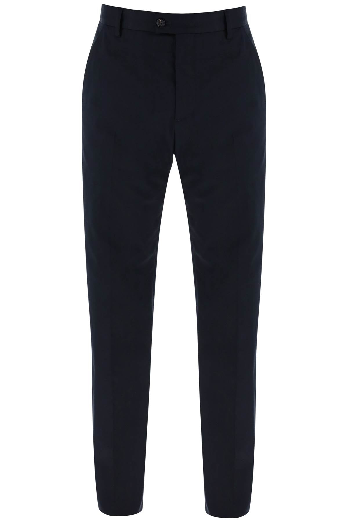 Alexander Mcqueen Chino Pants With Logo Lettering On The