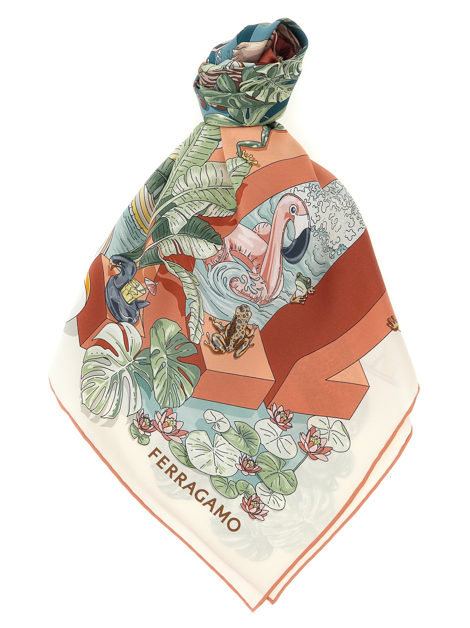 Ferragamo 'Jungle Party' Scarf