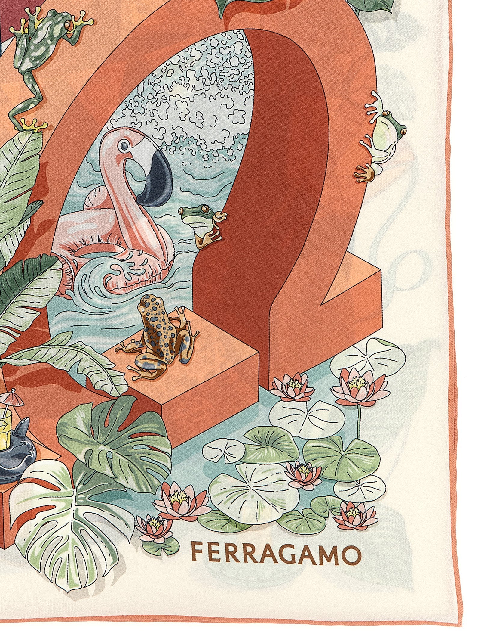Ferragamo 'Jungle Party' Scarf