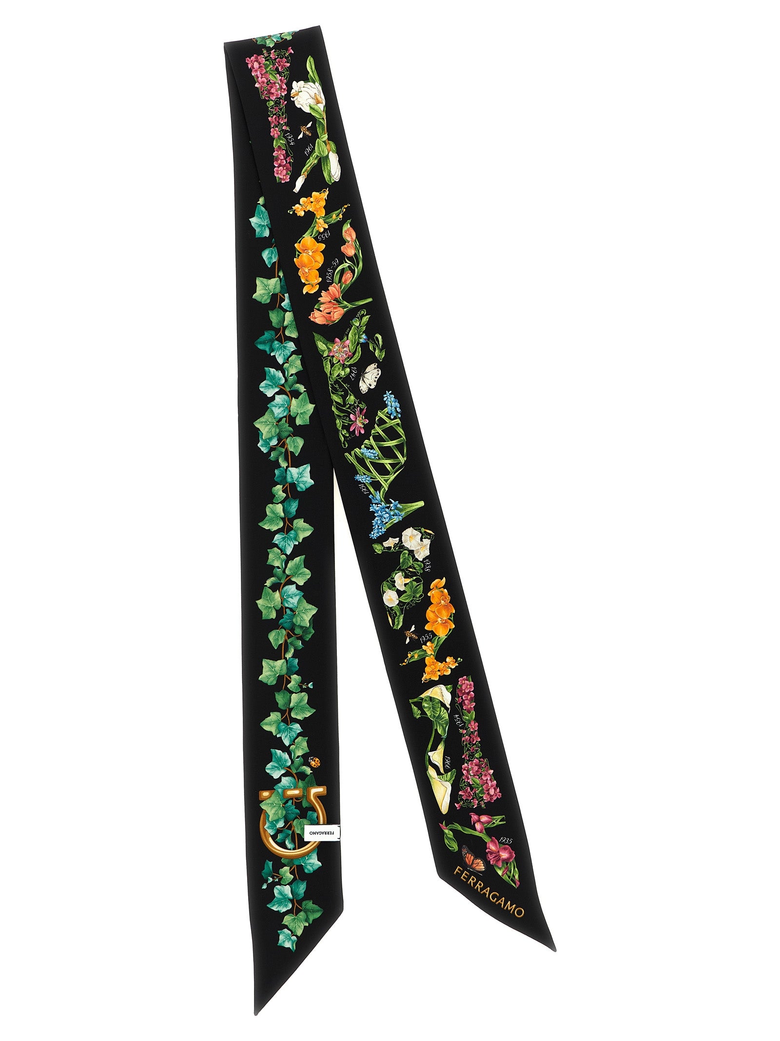 Ferragamo Bandeau 'Eden Shoes' Print
