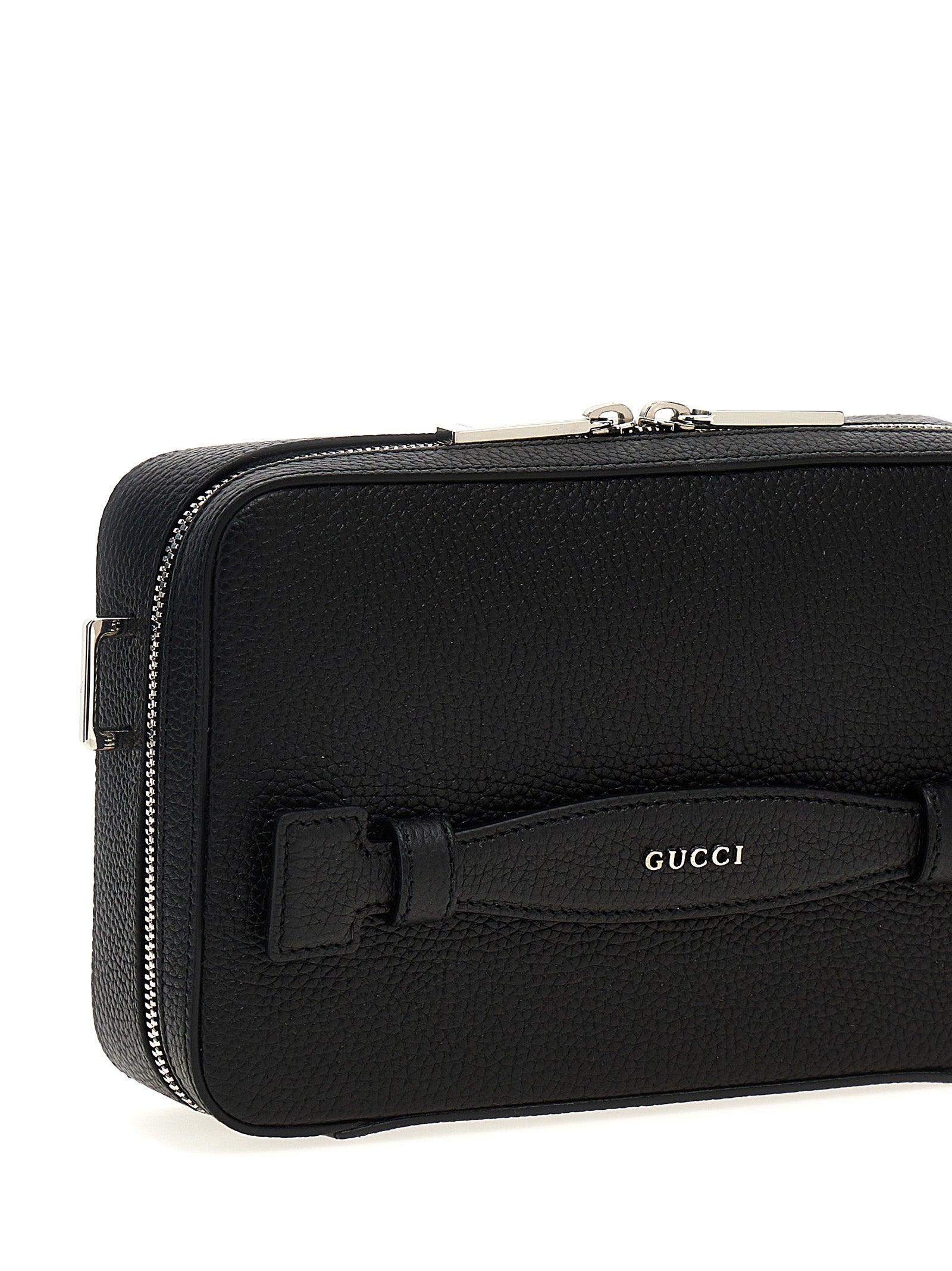 Gucci Logo Leather Shoulder Strap