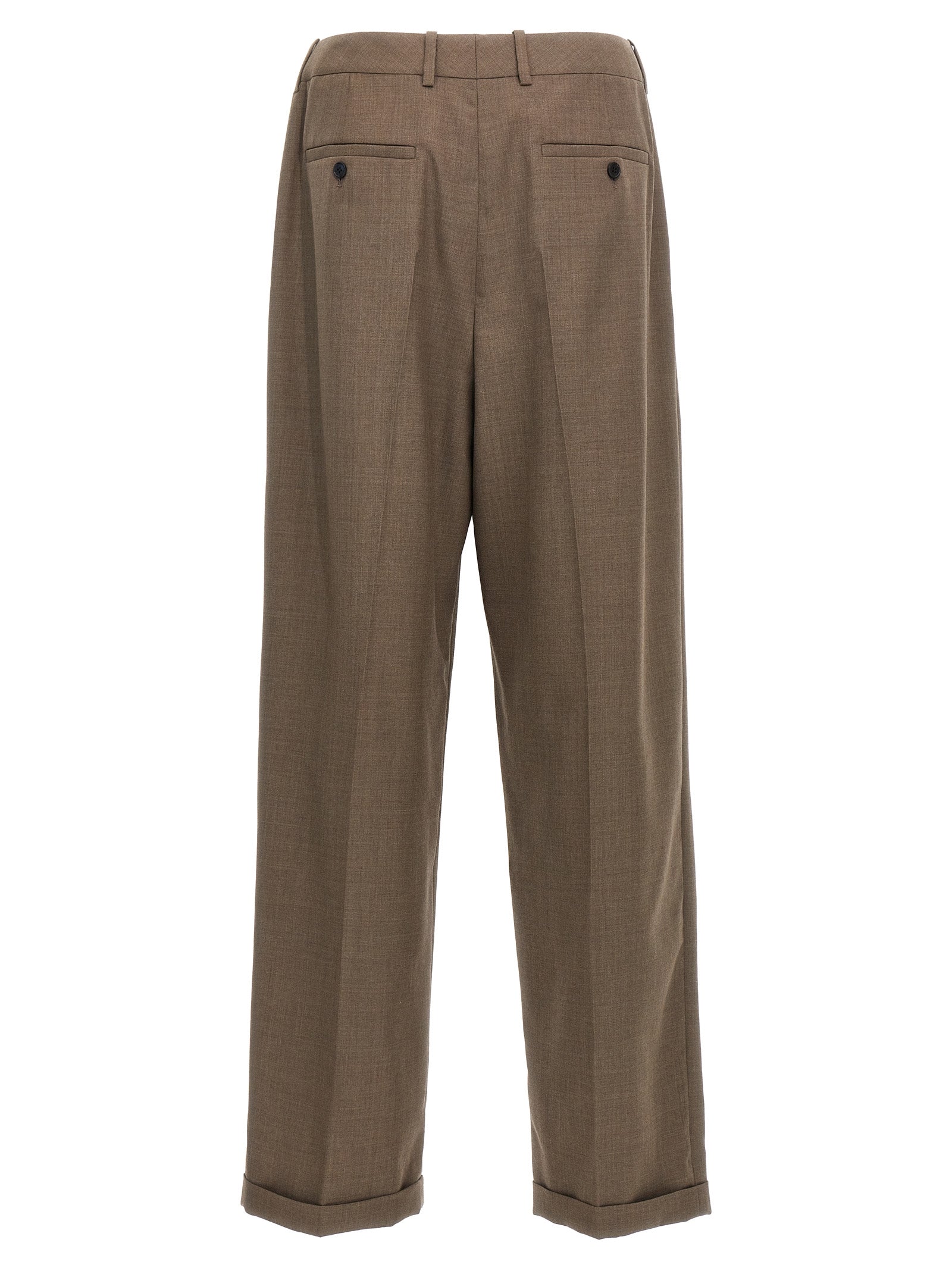 Saint Laurent Wool Tailored Trousers