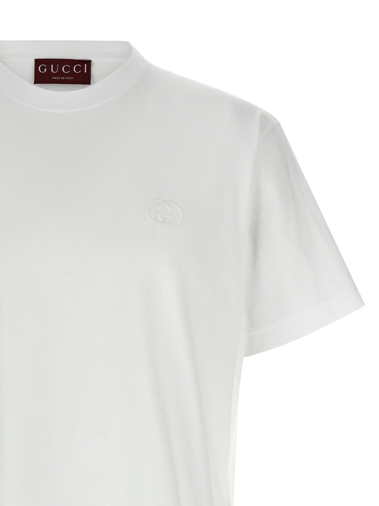 Gucci Logo Embroidery T-Shirt