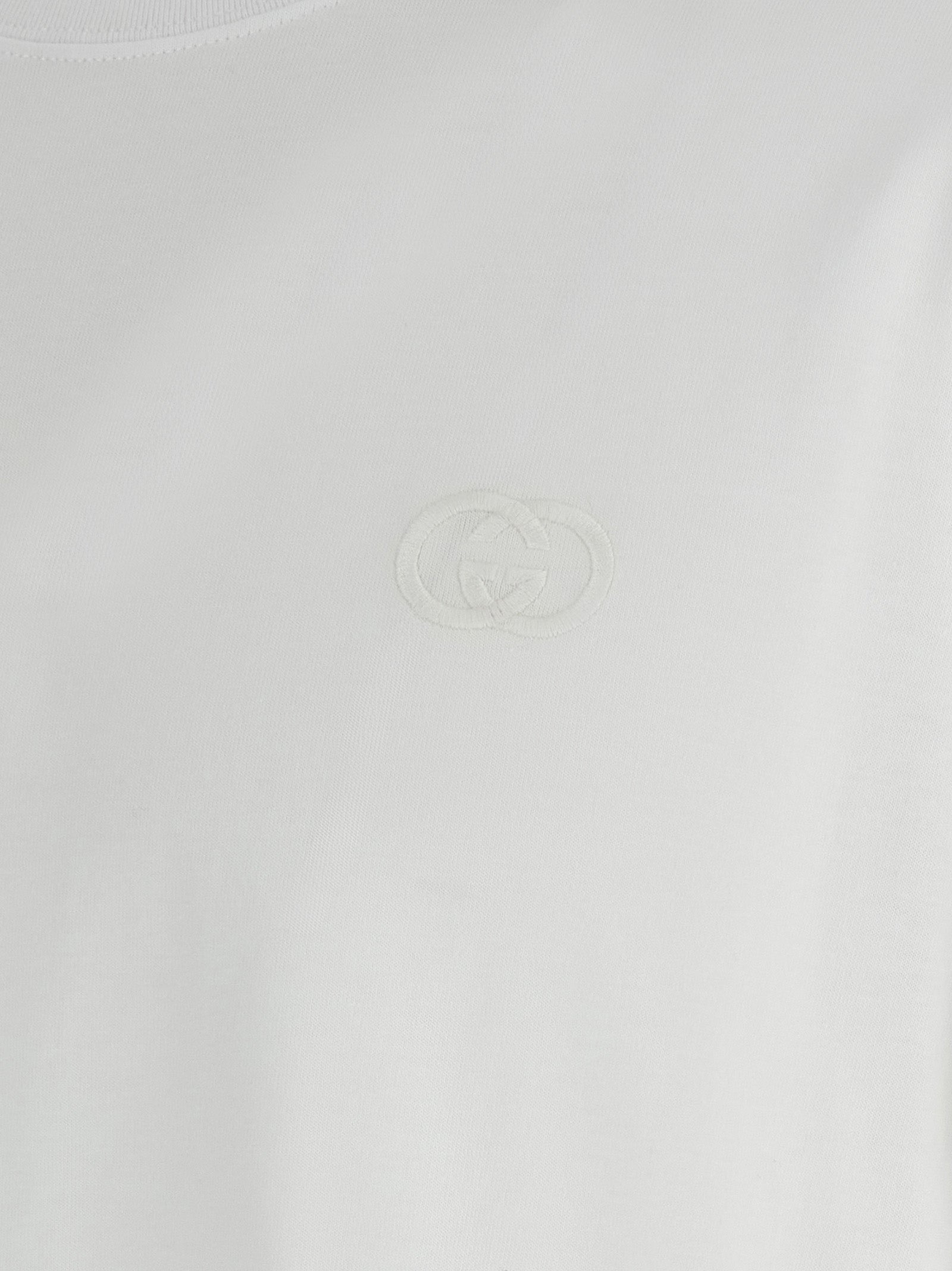 Gucci Logo Embroidery T-Shirt