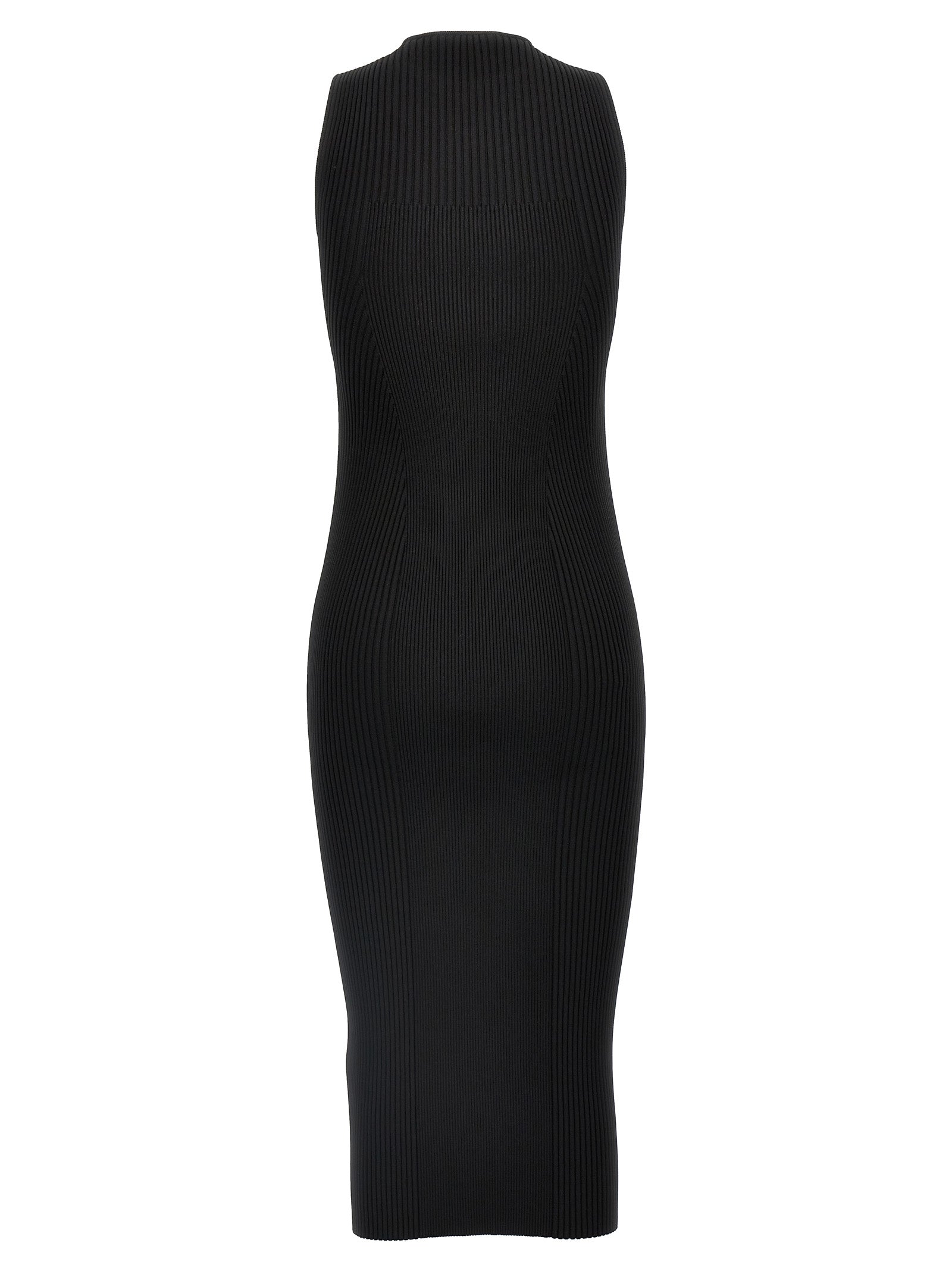 Alexander Mcqueen Ribbed Knit Dress