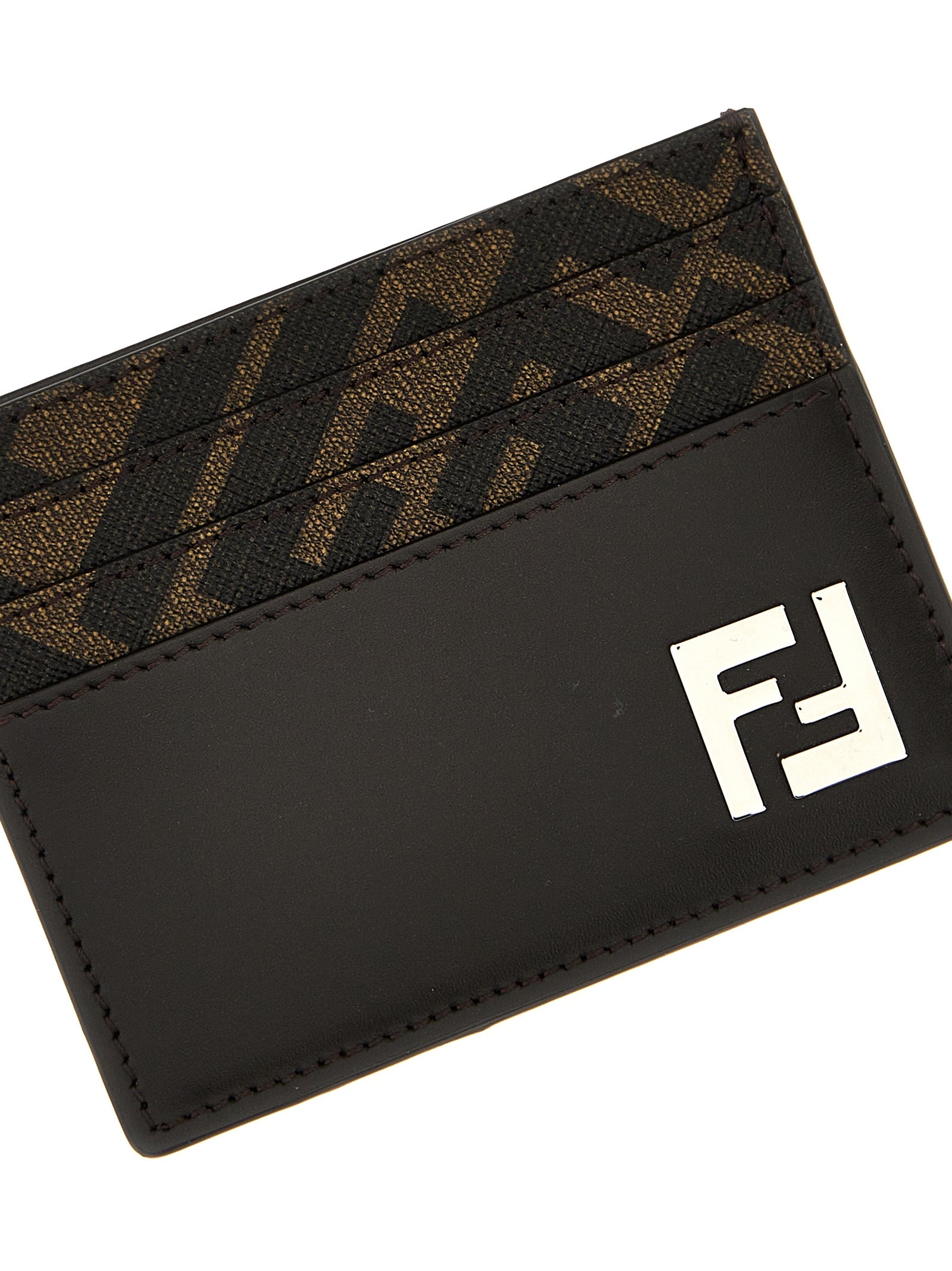 Fendi 'Squared Ff' Card Holder