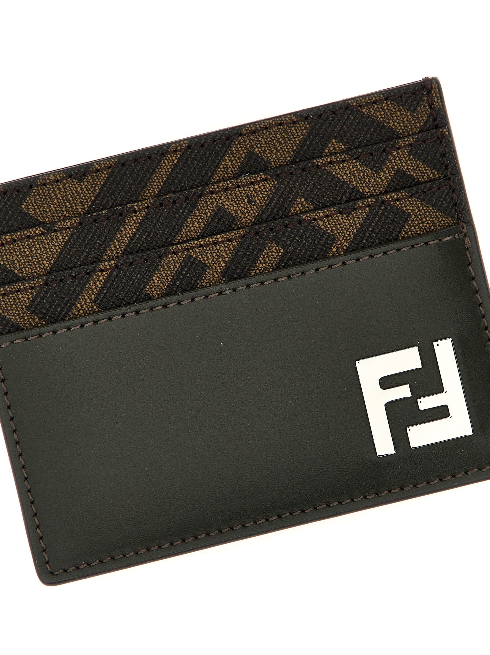 Fendi 'Squared Ff' Card Holder