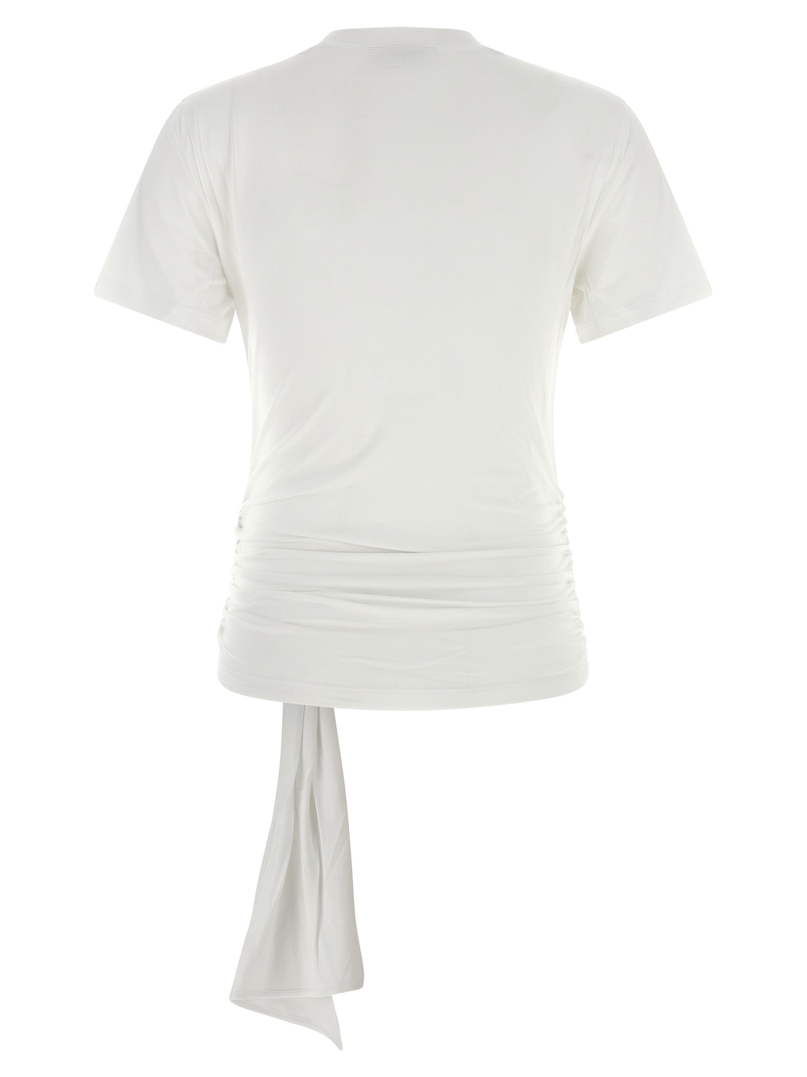7 For All Mankind Draped Detail T-Shirt